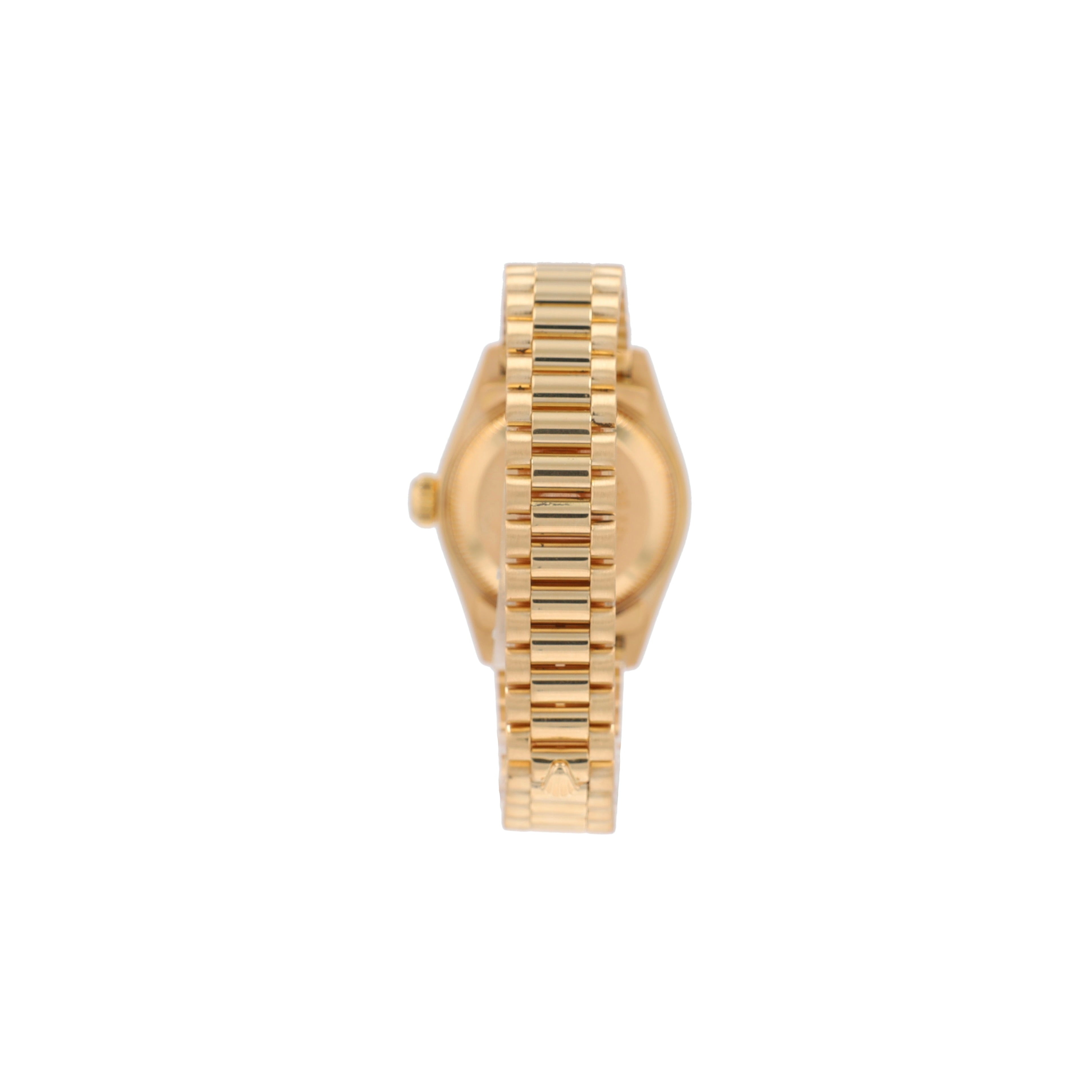 Rolex Datejust 69178 26mm Champagne Index Dial Fluted Bezel President Band - Luxuriant Concierge