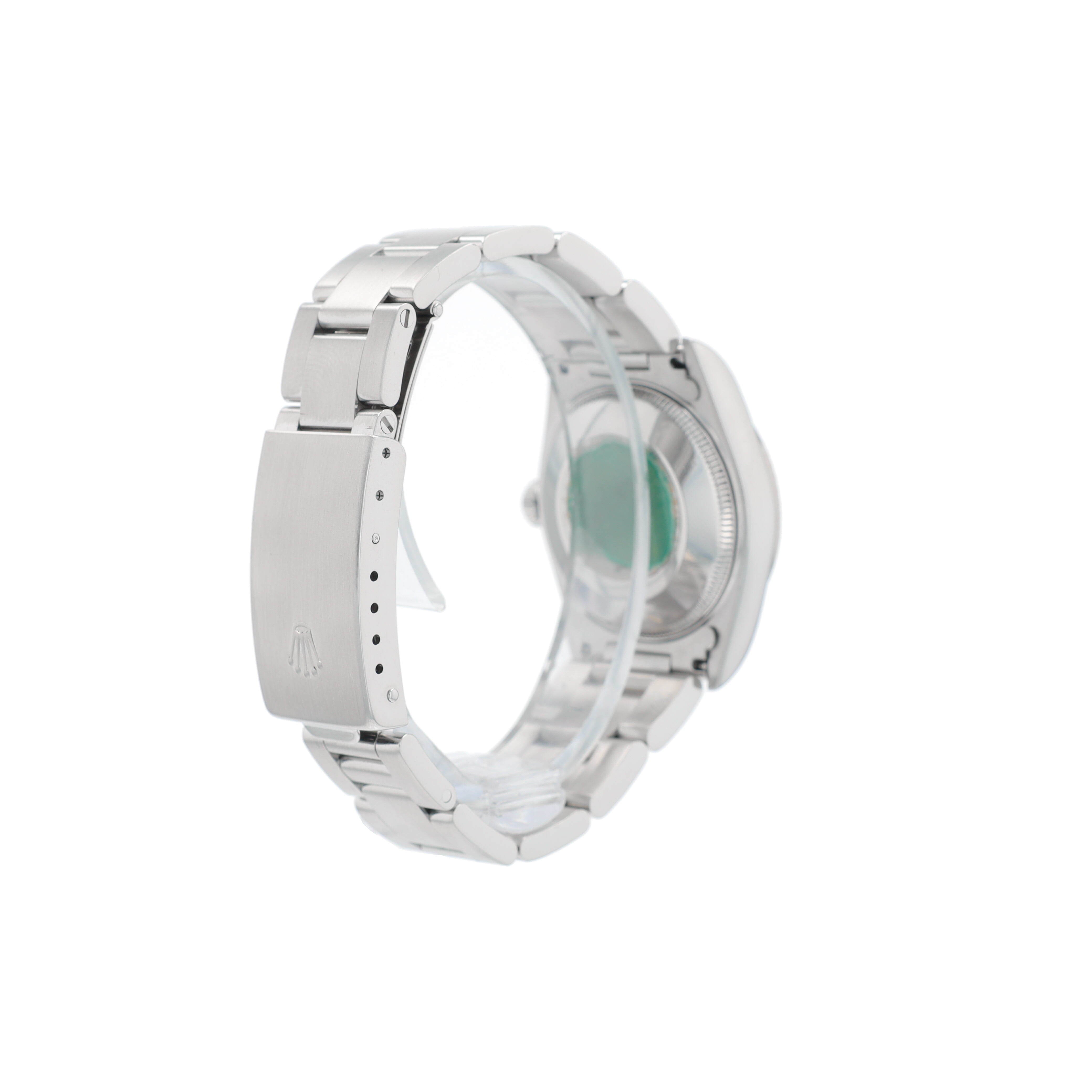 B&P Rolex Datejust 78240 31mm Silver Index Dial Smooth Bezel Oyster Band - Luxuriant Concierge
