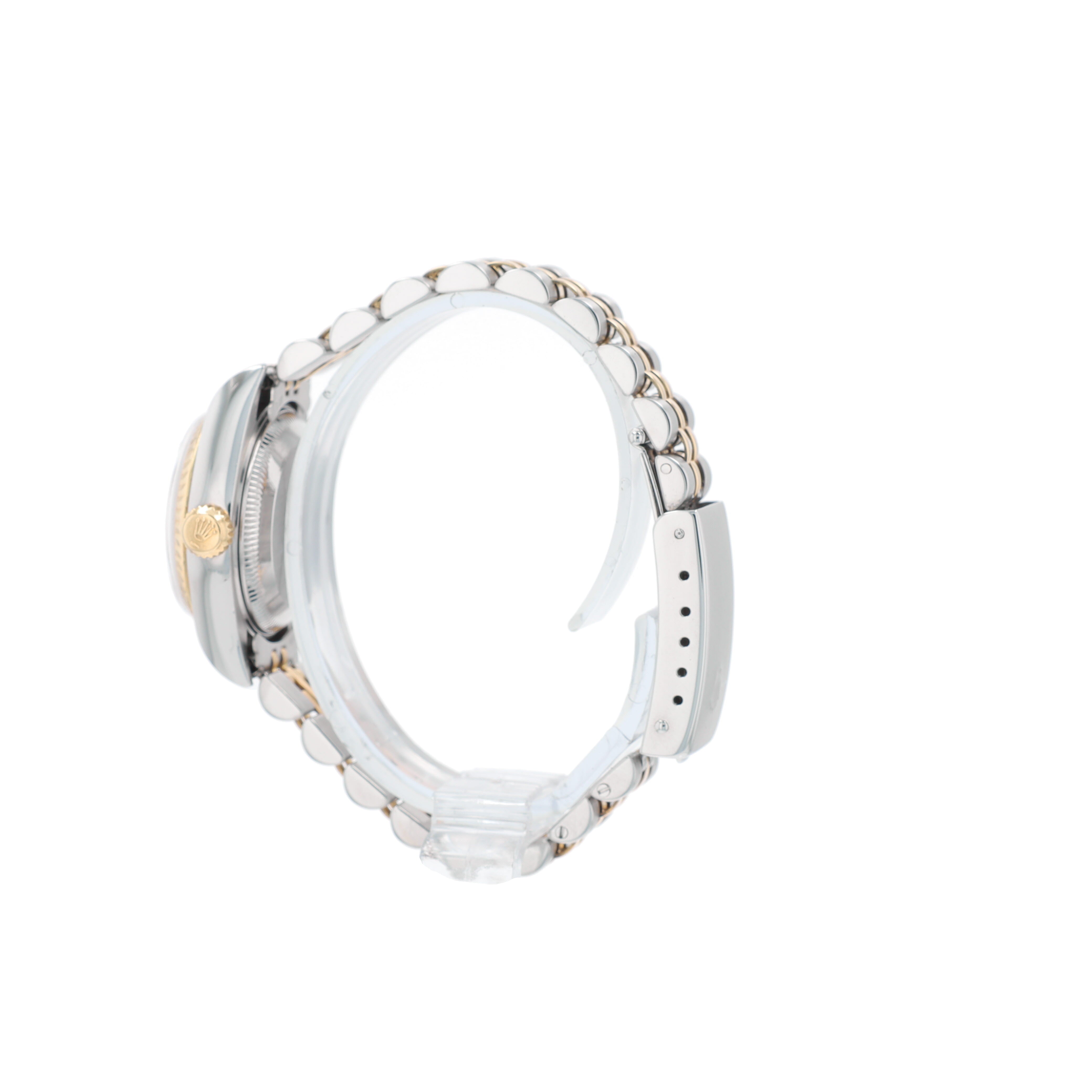 Rolex Datejust 79173 26mm White Roman & Diamond Dial Fluted Bezel Jubilee Band - Luxuriant Concierge