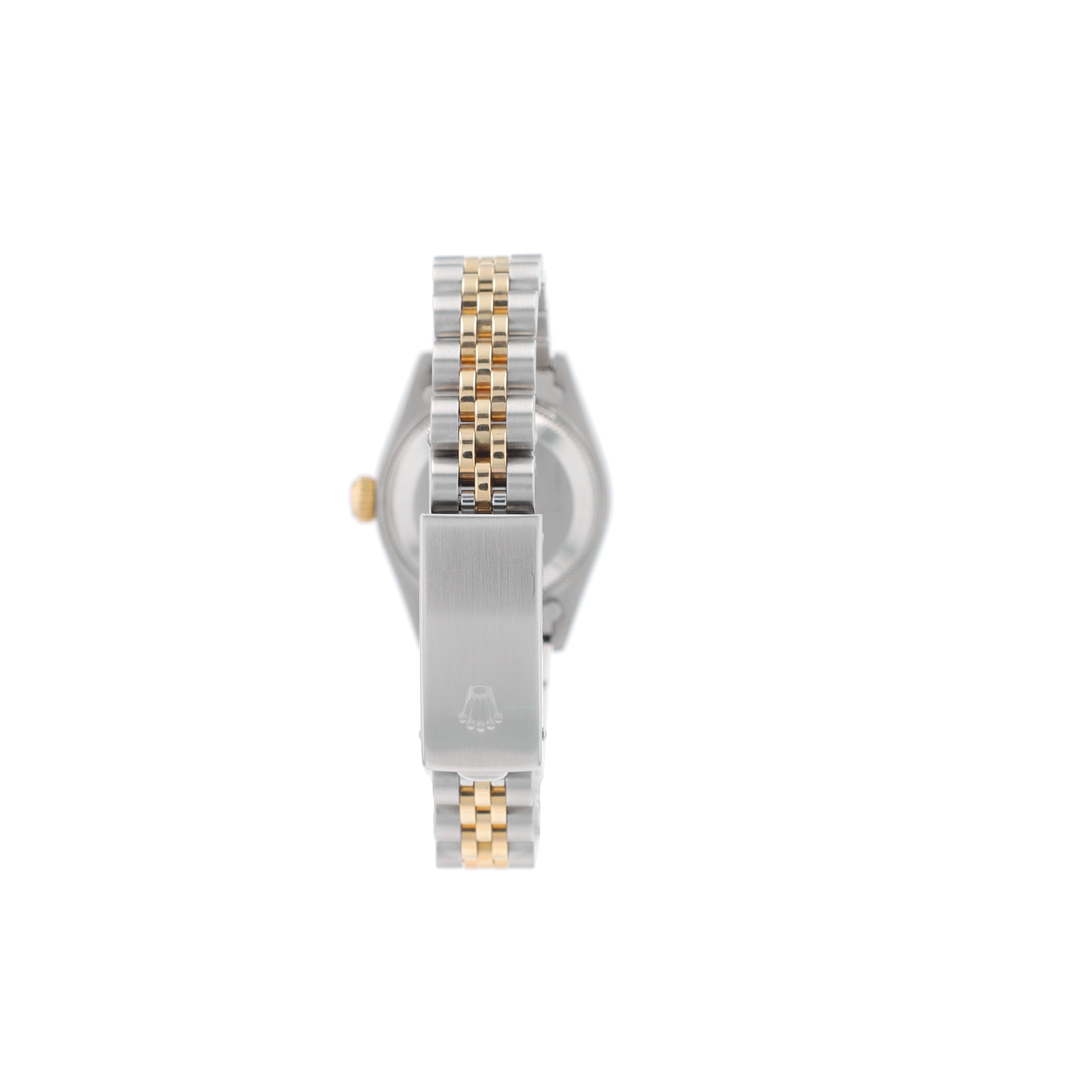 Rolex Datejust 79173 26mm White Roman & Diamond Dial Fluted Bezel Jubilee Band - Luxuriant Concierge