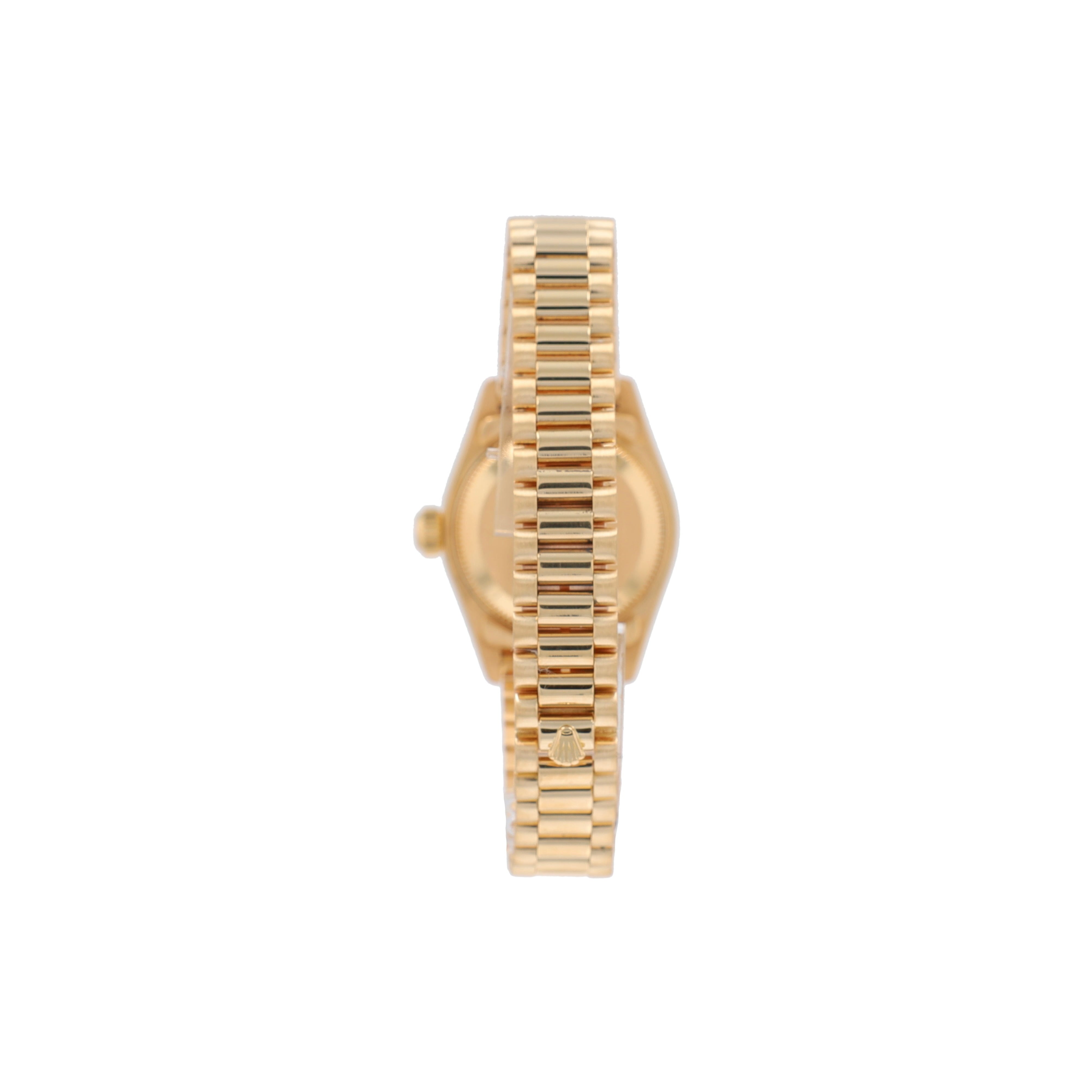Rolex Datejust 79178 26mm Champagne Diamonds Dial Fluted Bezel President Band - Luxuriant Concierge