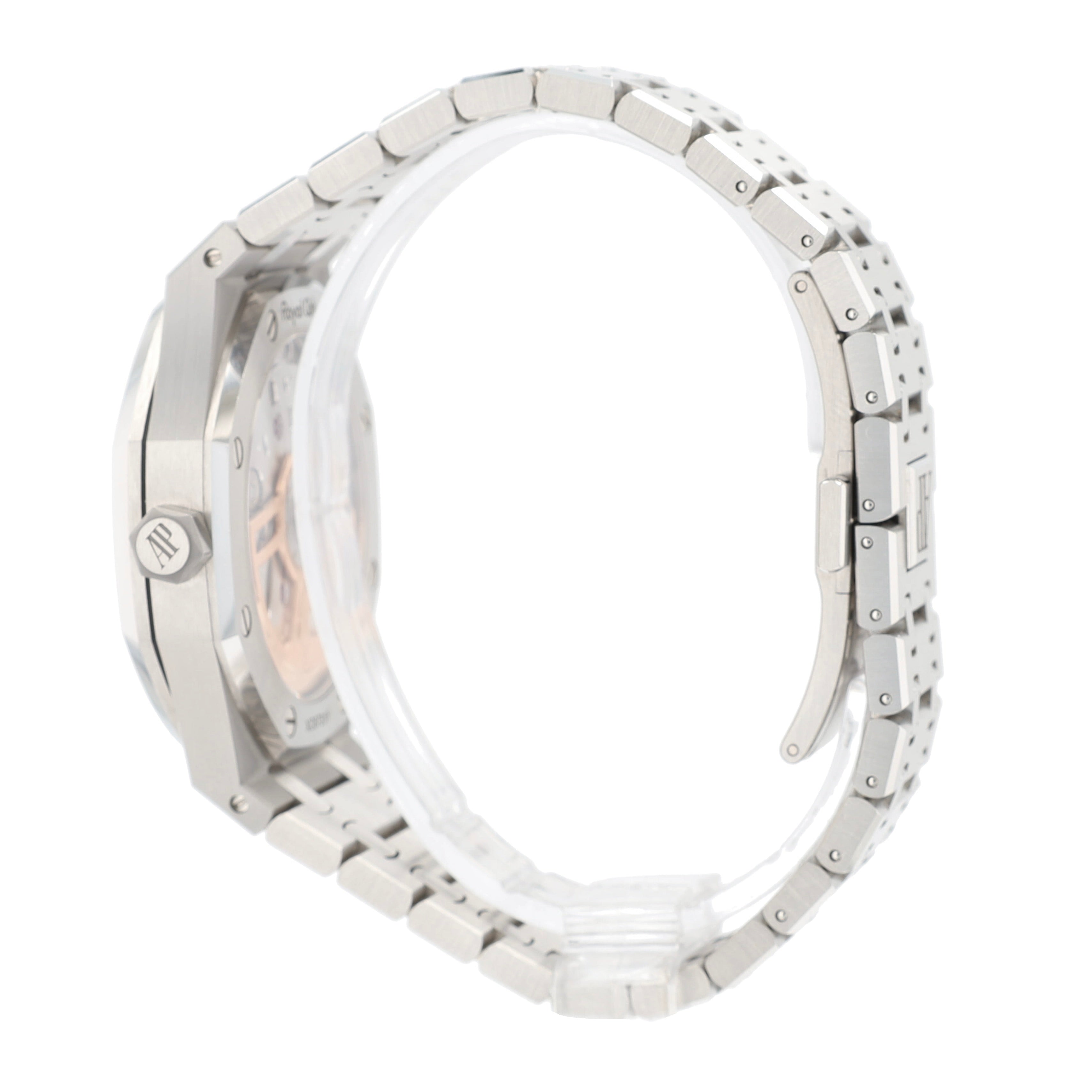 AUDEMARS PIGUET SS Grey Tapisserie waffle Index Octagonal Am Jubilee Band - Luxuriant Concierge