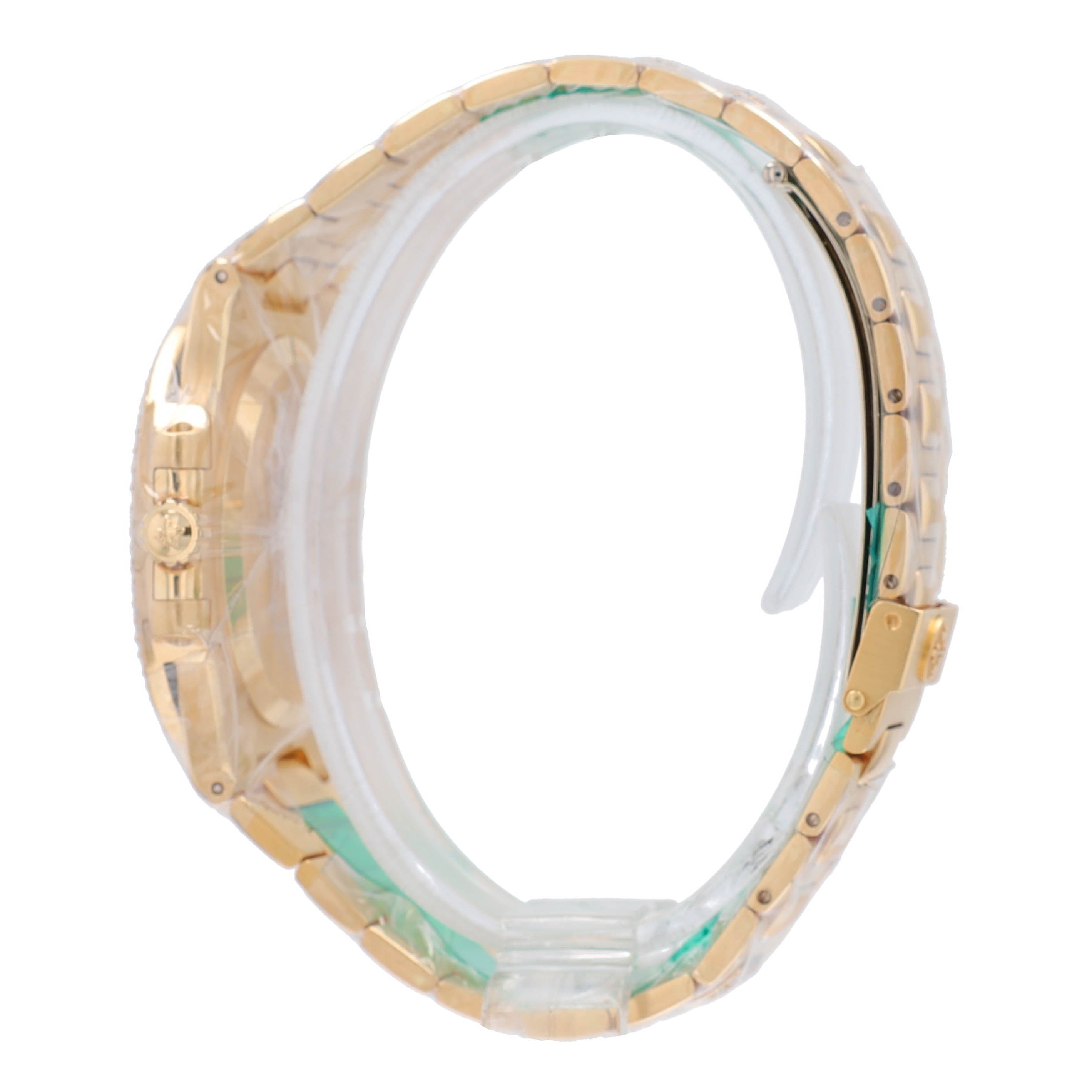 Patek Philippe Nautilus 37mmChampagne Tapestry Diamond, 3 Row Diamond Bezel, Diamond Band