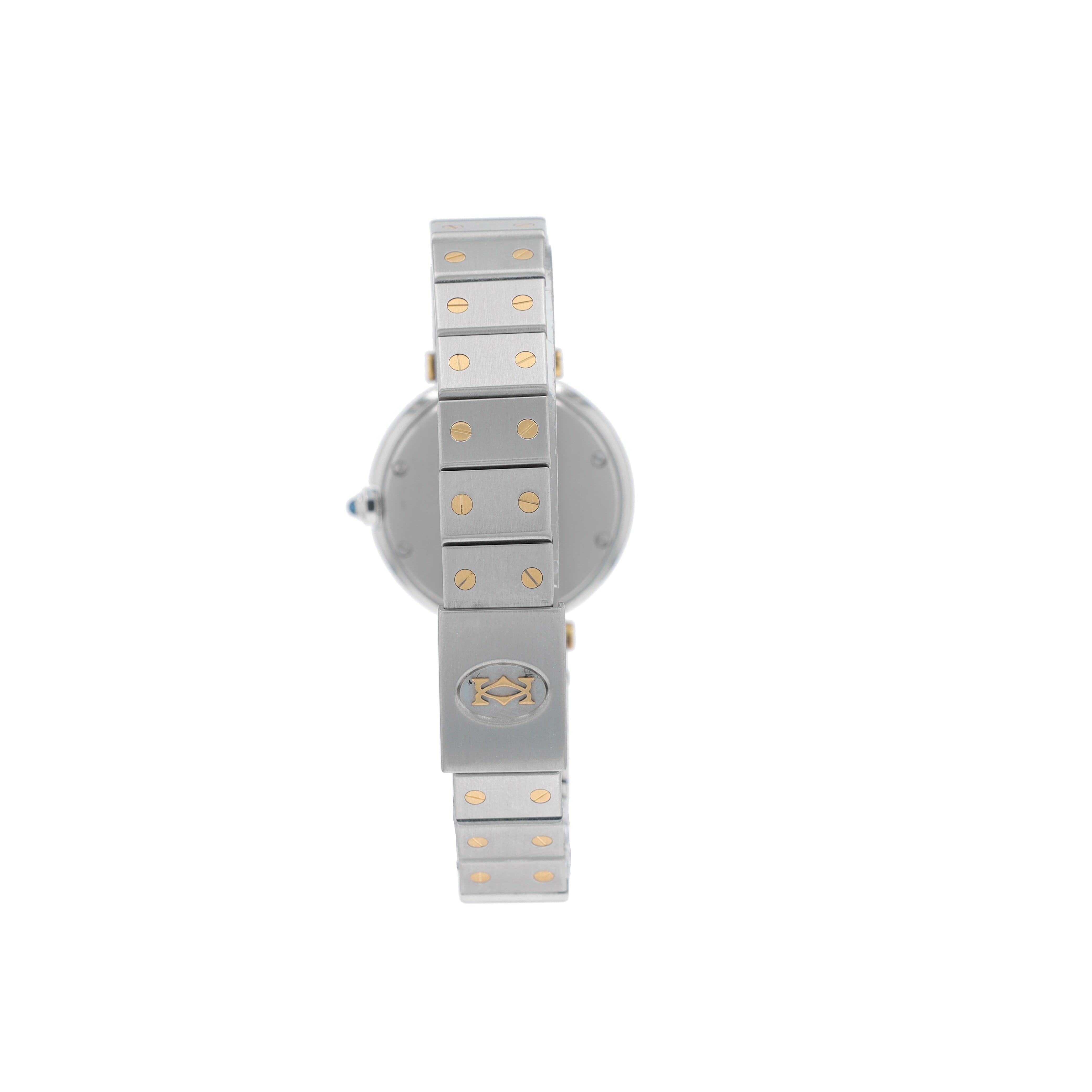 Cartier Santos TT YELLOW White Roman Dial