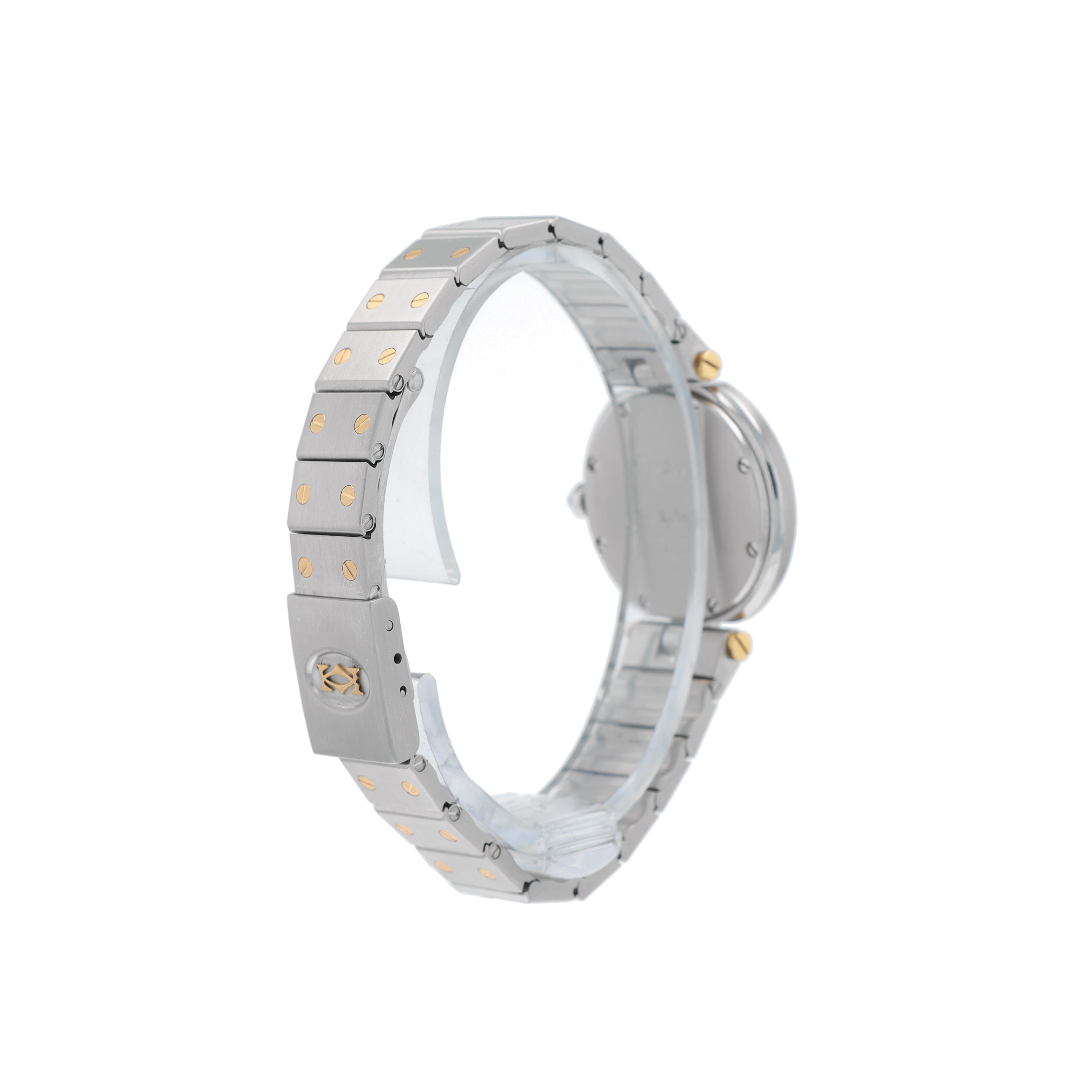 Cartier Santos TT YELLOW White Roman Dial