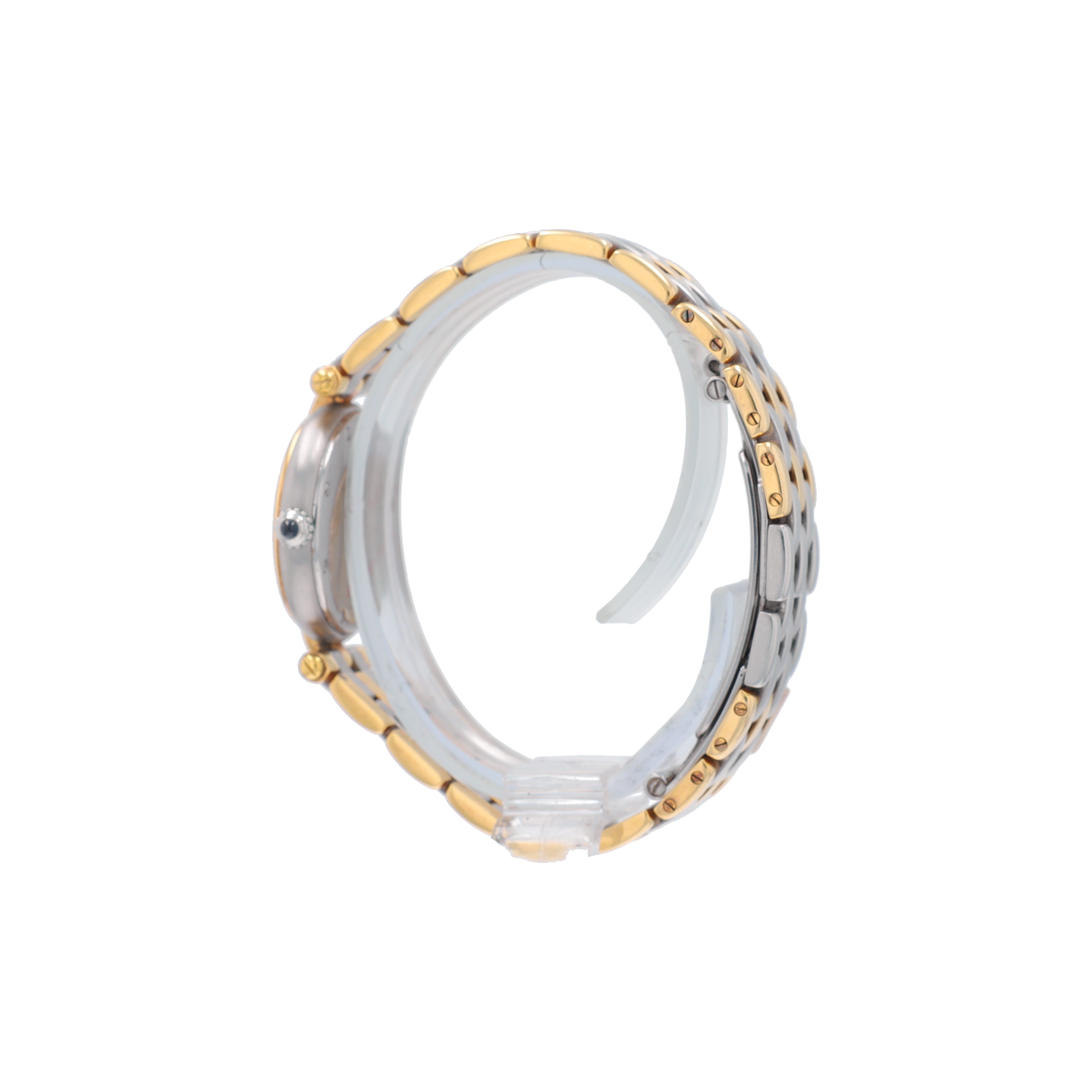 Cartier Panthere Vendome 24mm White Roman Numeral Dial Round Bezel Linked Band - Luxuriant Concierge