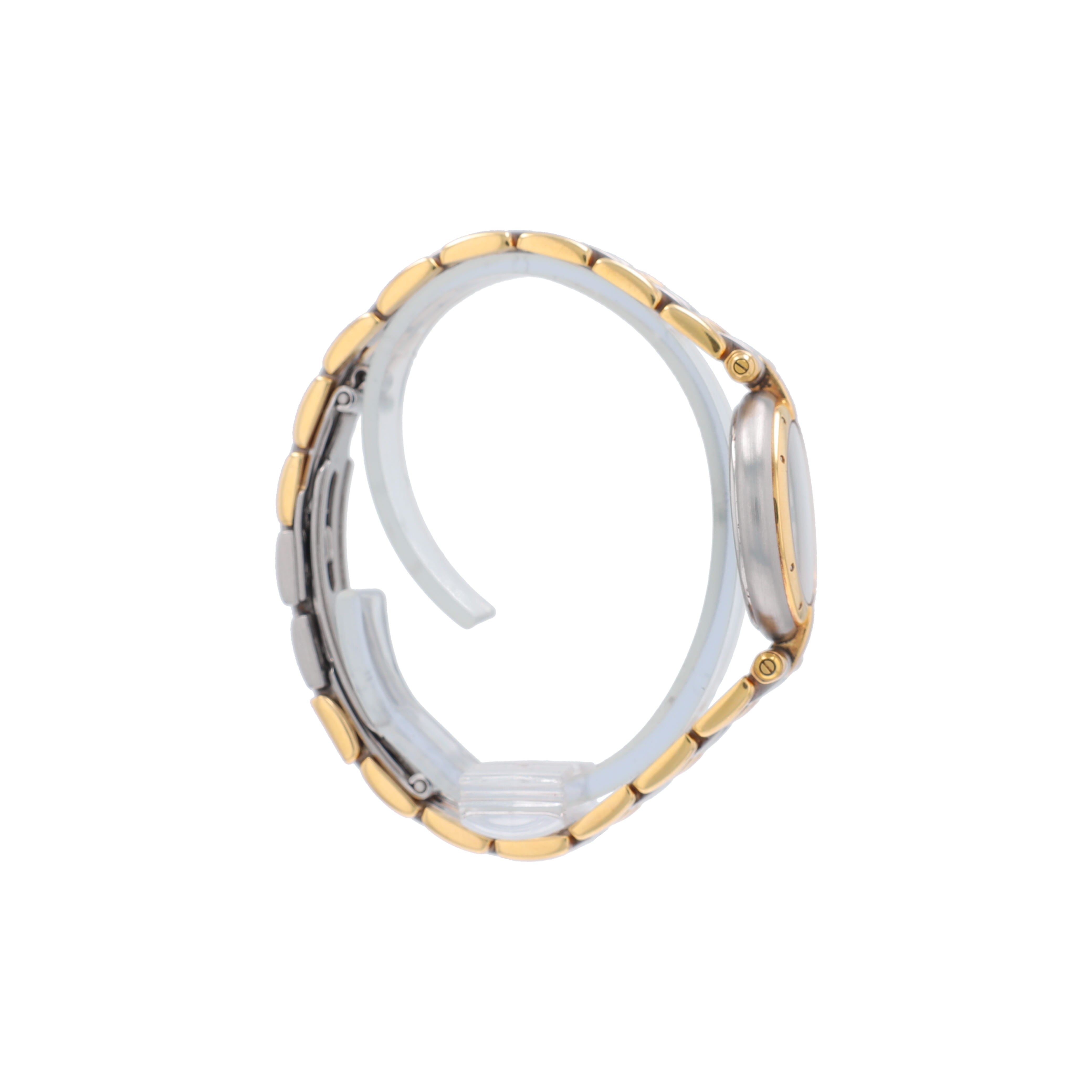 Cartier Panthere Vendome 24mm White Roman Numeral Dial Round Bezel Linked Band - Luxuriant Concierge