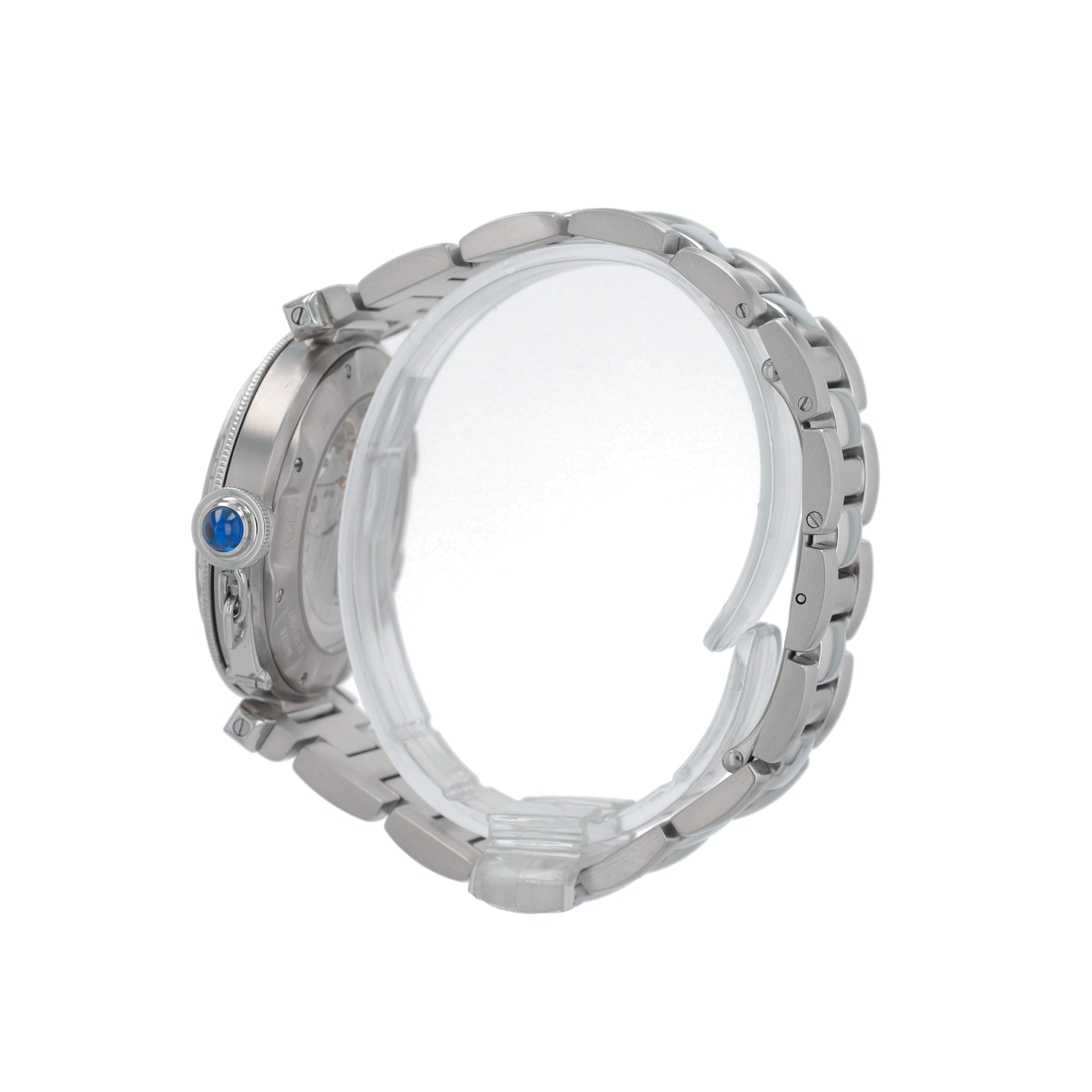 Cartier Pasha 2378 40mm Silver Arabic Dial - Luxuriant Concierge