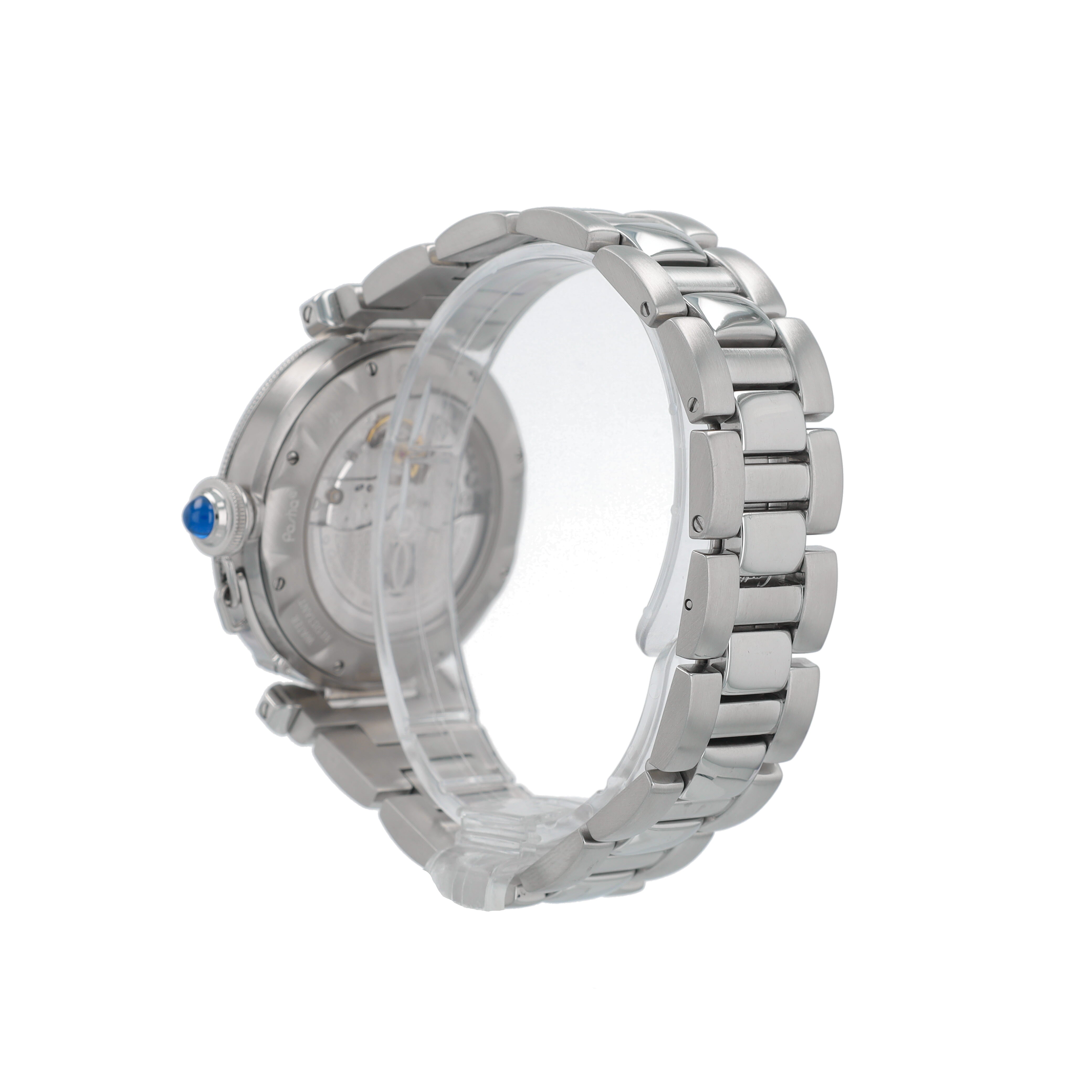Cartier Pasha 2378 40mm Silver Arabic Dial - Luxuriant Concierge