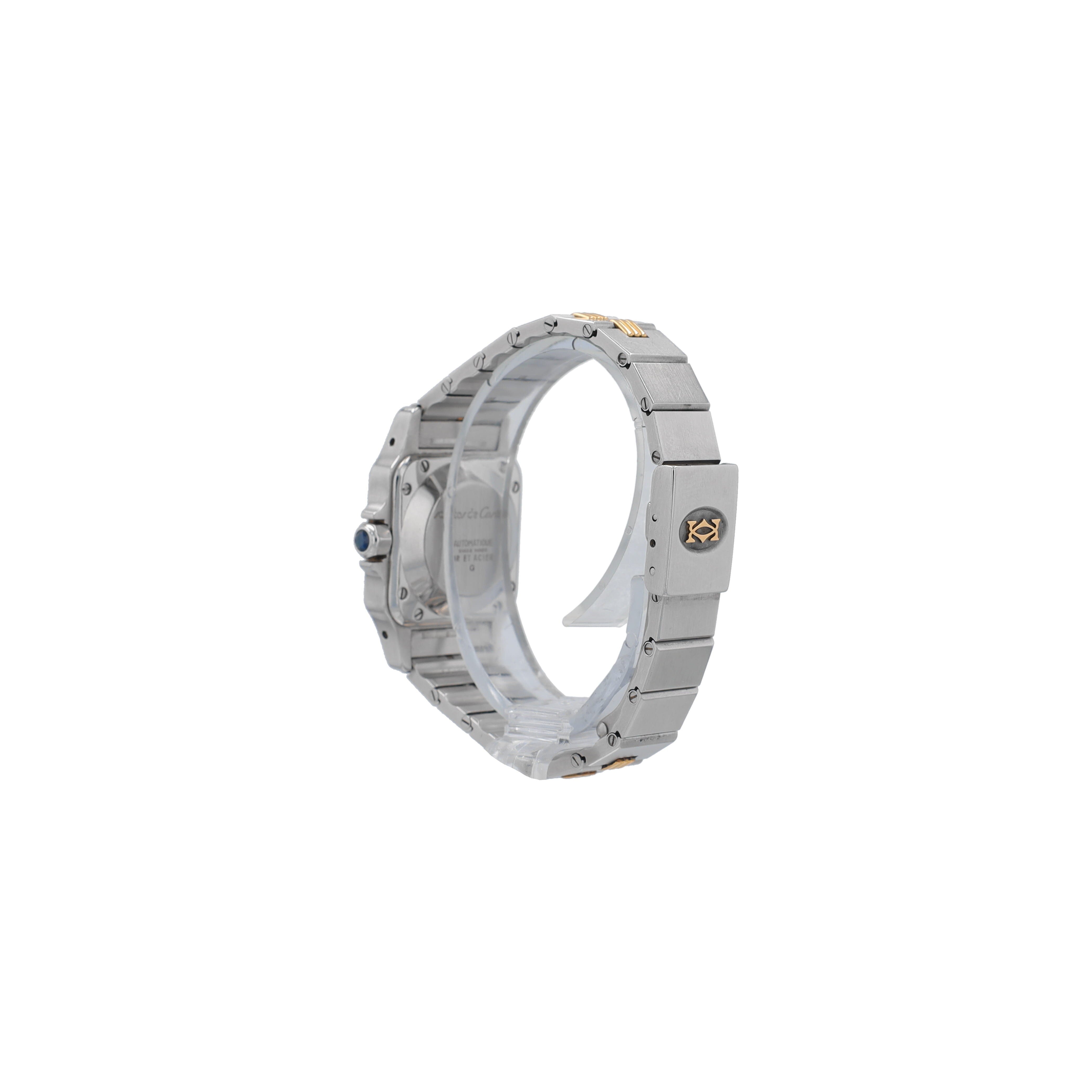 Cartier Santos TT YELLOW 2423 White Roman Dial