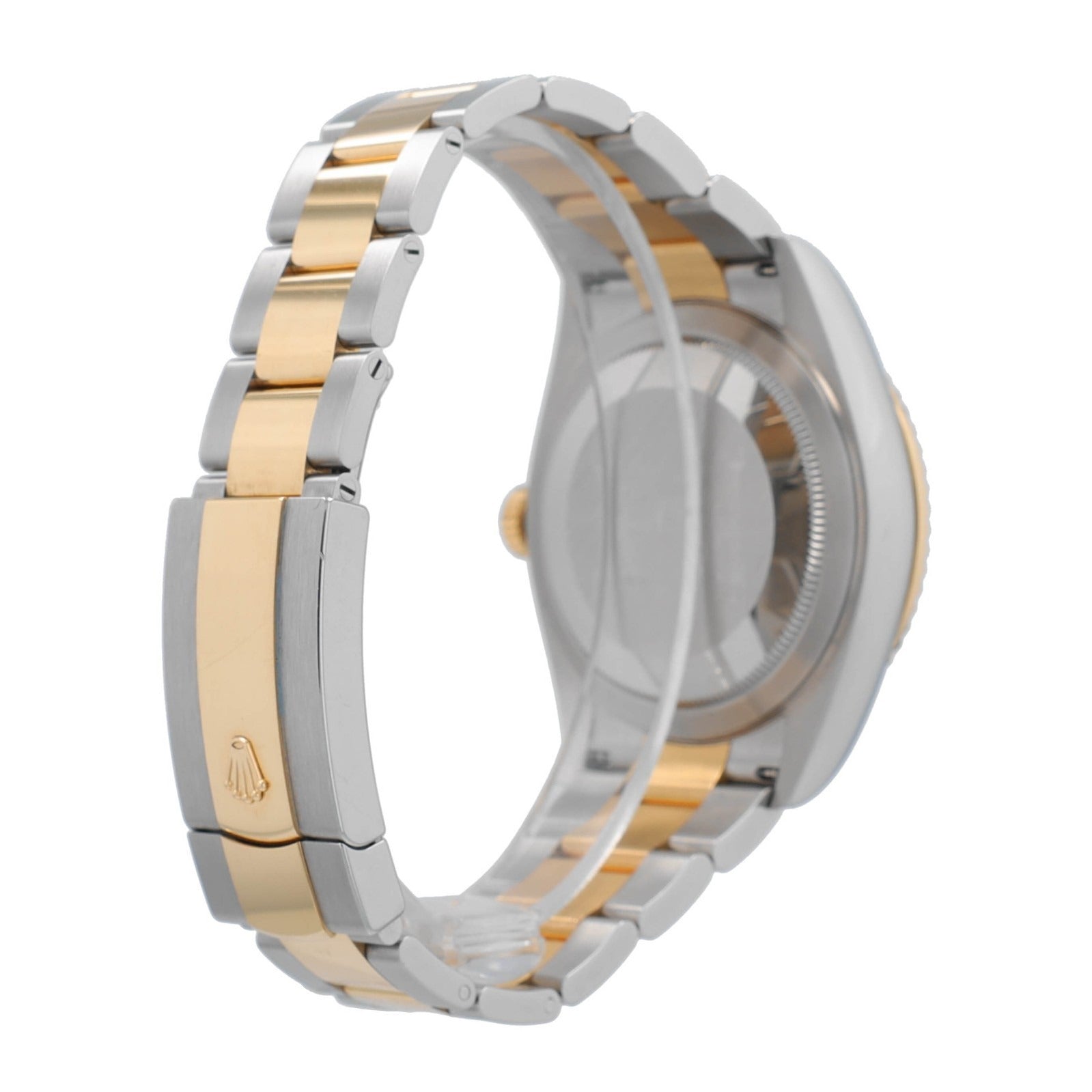 Rolex Sky-Dweller White 18K Yellow Gold Stainless Oyster 42mm 326933 - Luxuriant Concierge