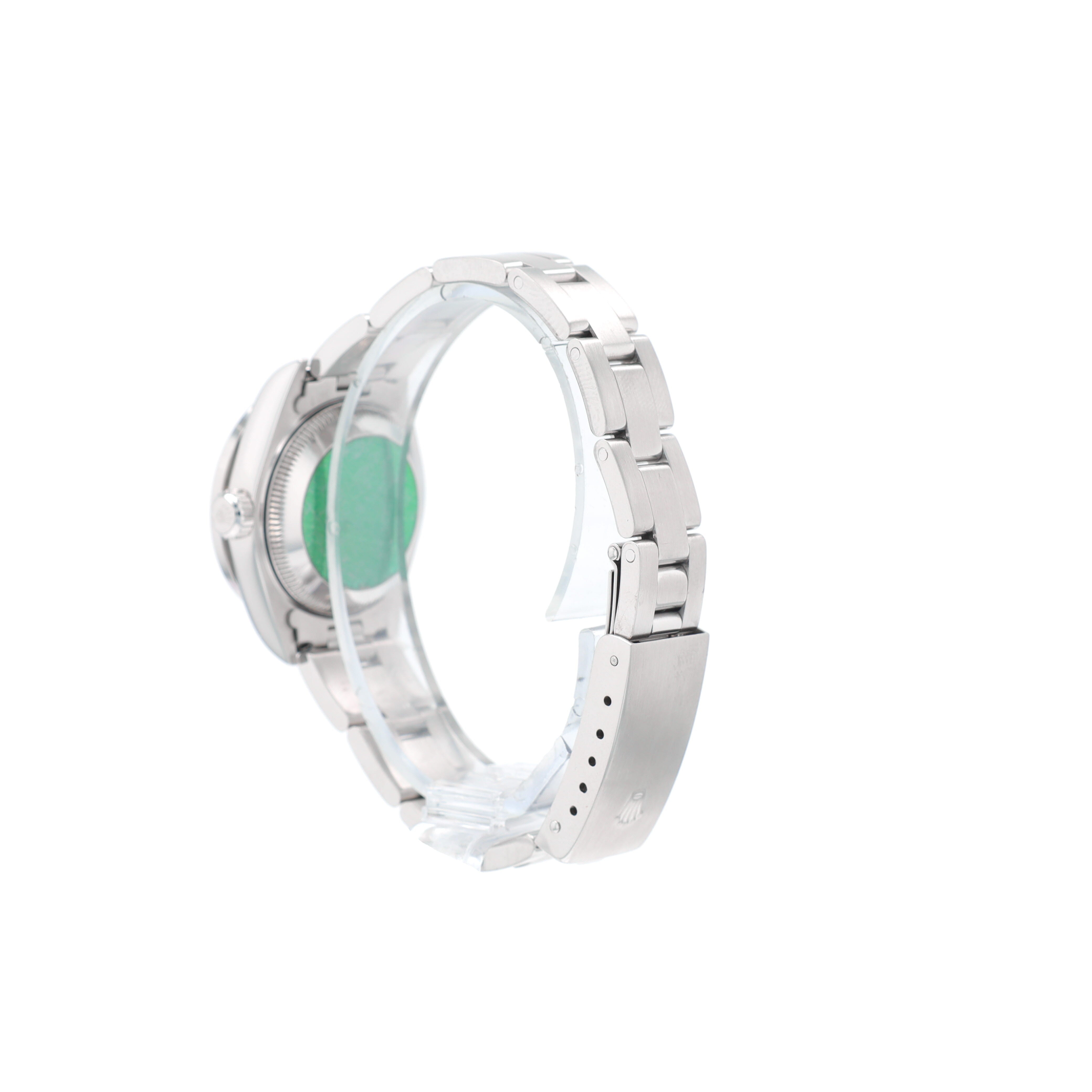 Rolex Datejust 79160 26mm White Roman Numeral Dial Diamond - Pave Bezel Oyster Band - Luxuriant Concierge