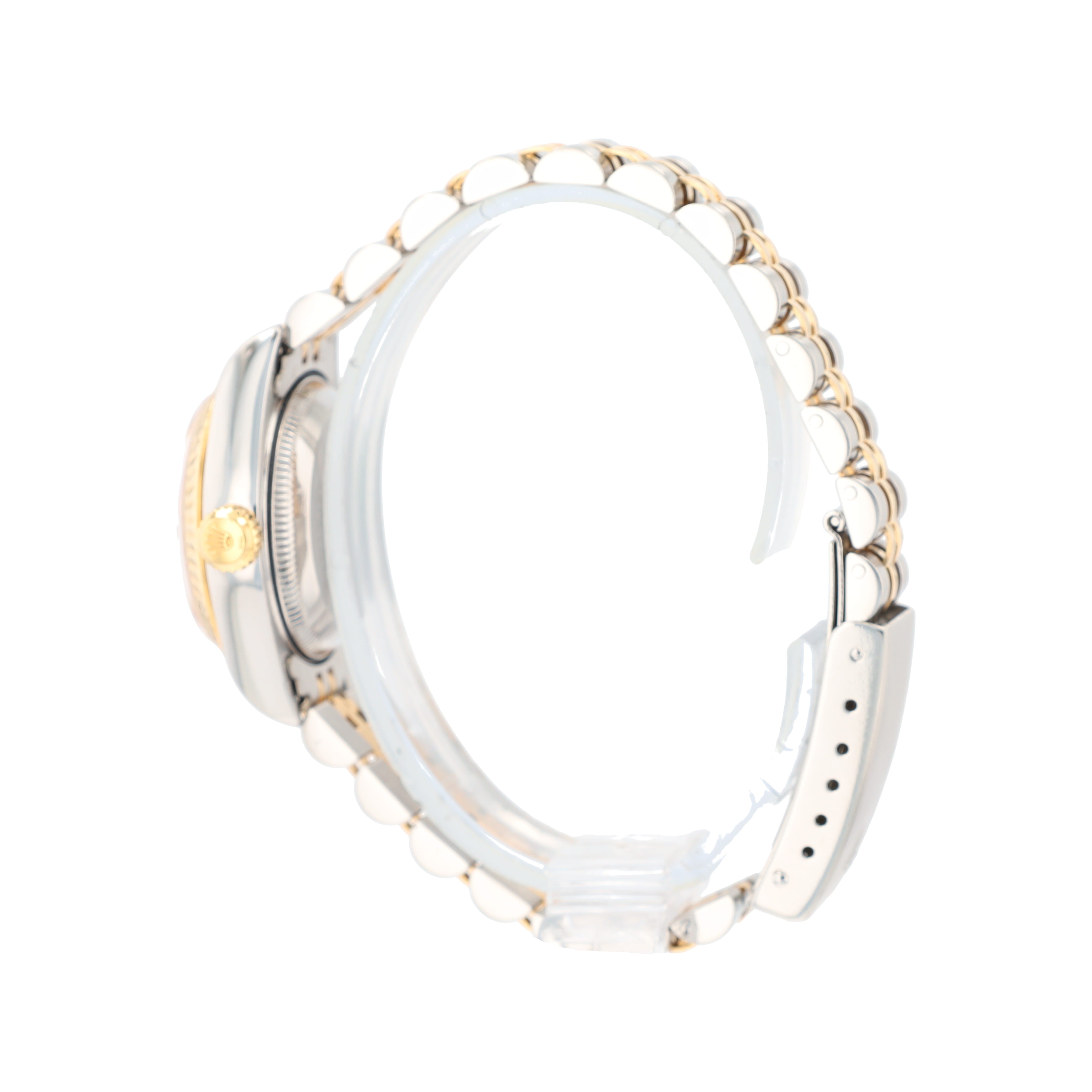 B&P Rolex Datejust 79173 26mm Champagne Index Dial Fluted Bezel Jubilee Band - Luxuriant Concierge