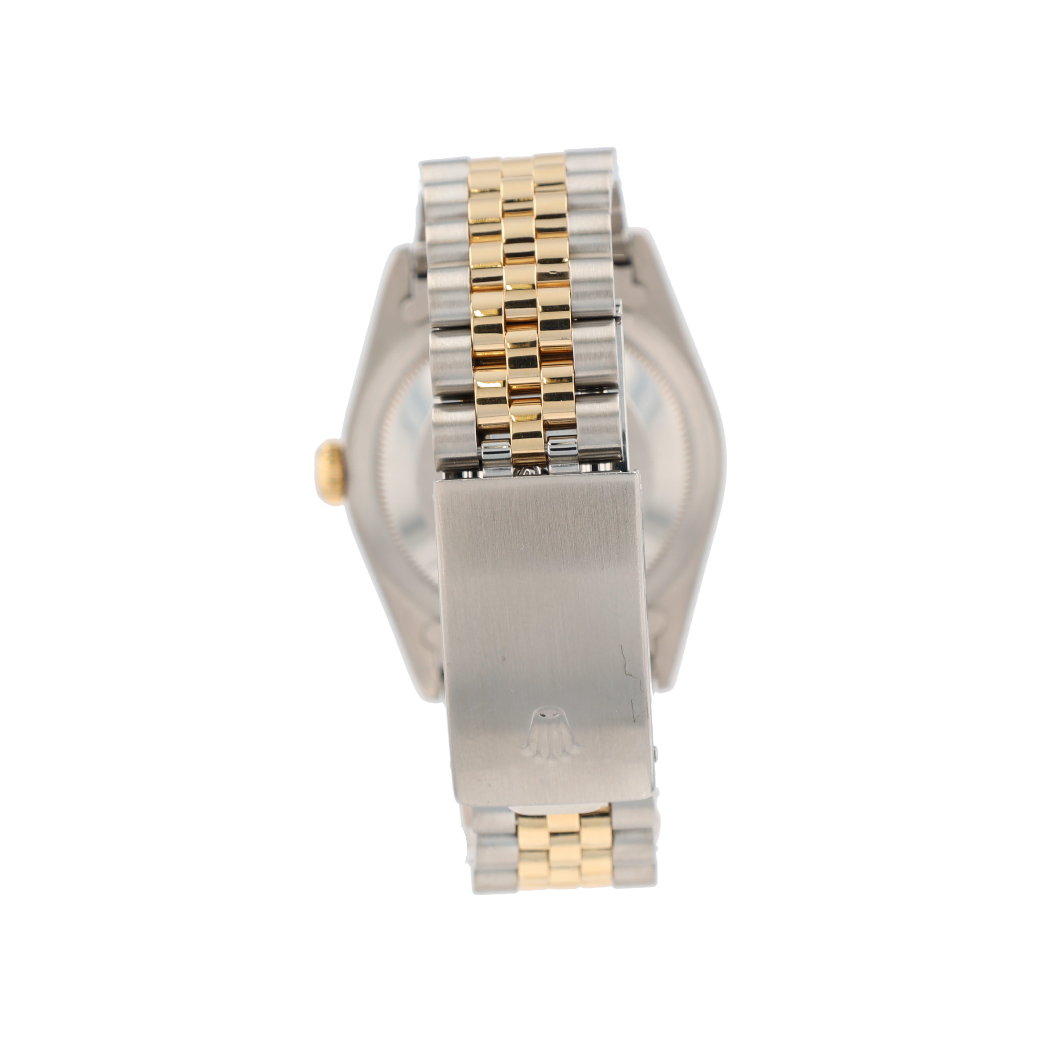Rolex Datejust 16233 36mm White Roman Numeral Dial Fluted Bezel Jubilee Band