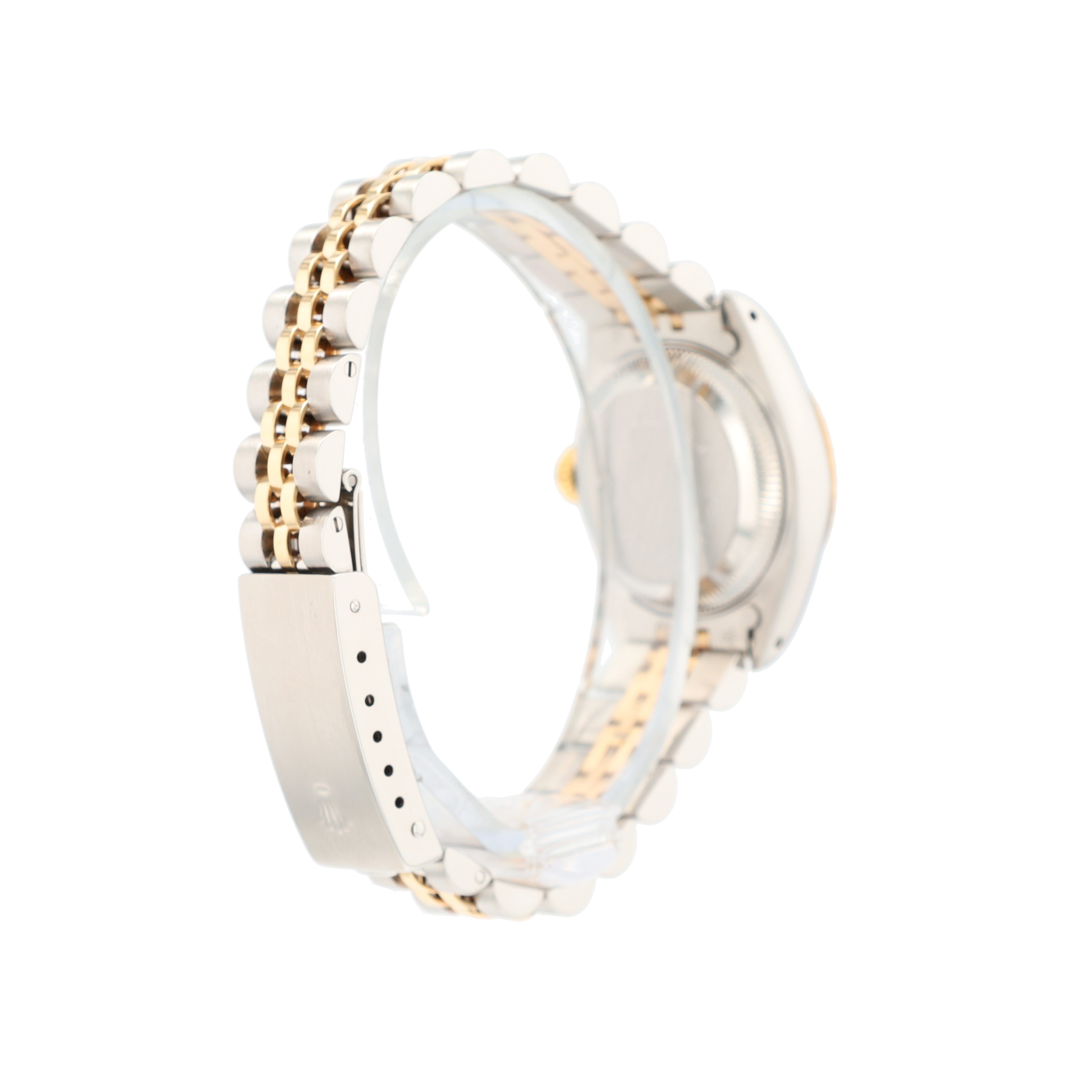 Rolex Datejust  69173 26mm Champagne Index Dial Fluted Bezel Jubilee Band - Luxuriant Concierge