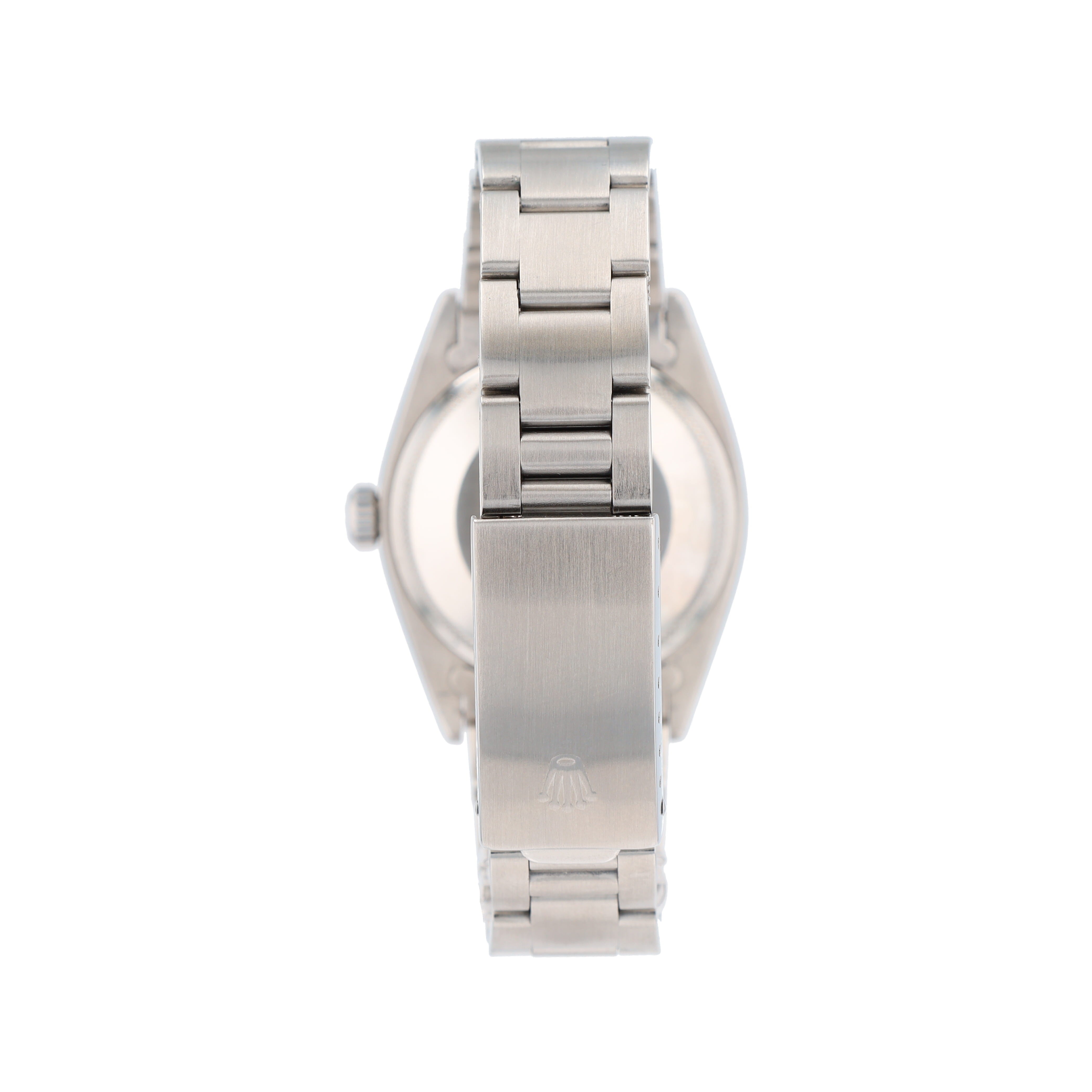 Rolex Date 1500 34mm Silver Index Dial Smooth Bezel Oyster Band - Luxuriant Concierge
