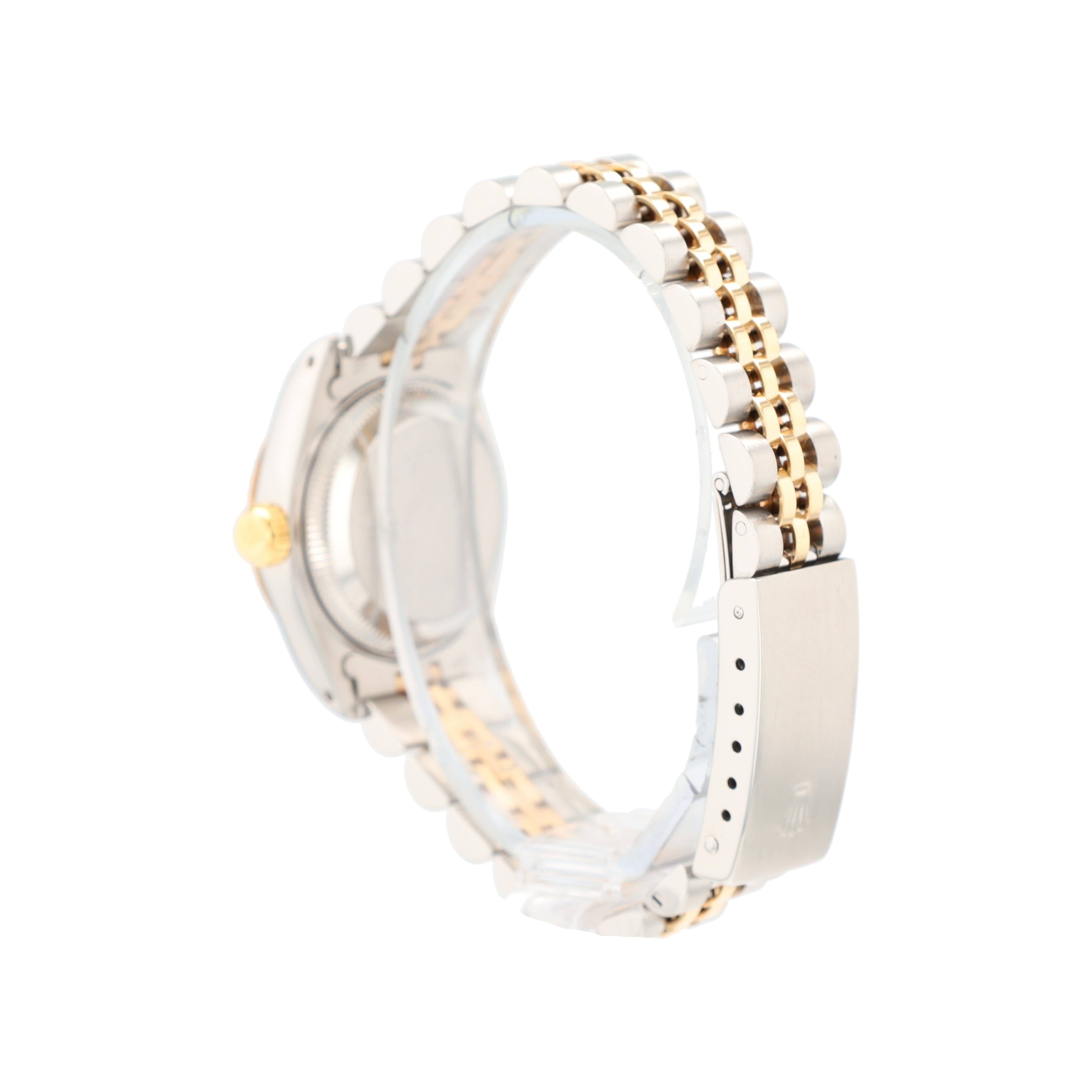 Rolex Datejust  69173 26mm Champagne Index Dial Fluted Bezel Jubilee Band - Luxuriant Concierge