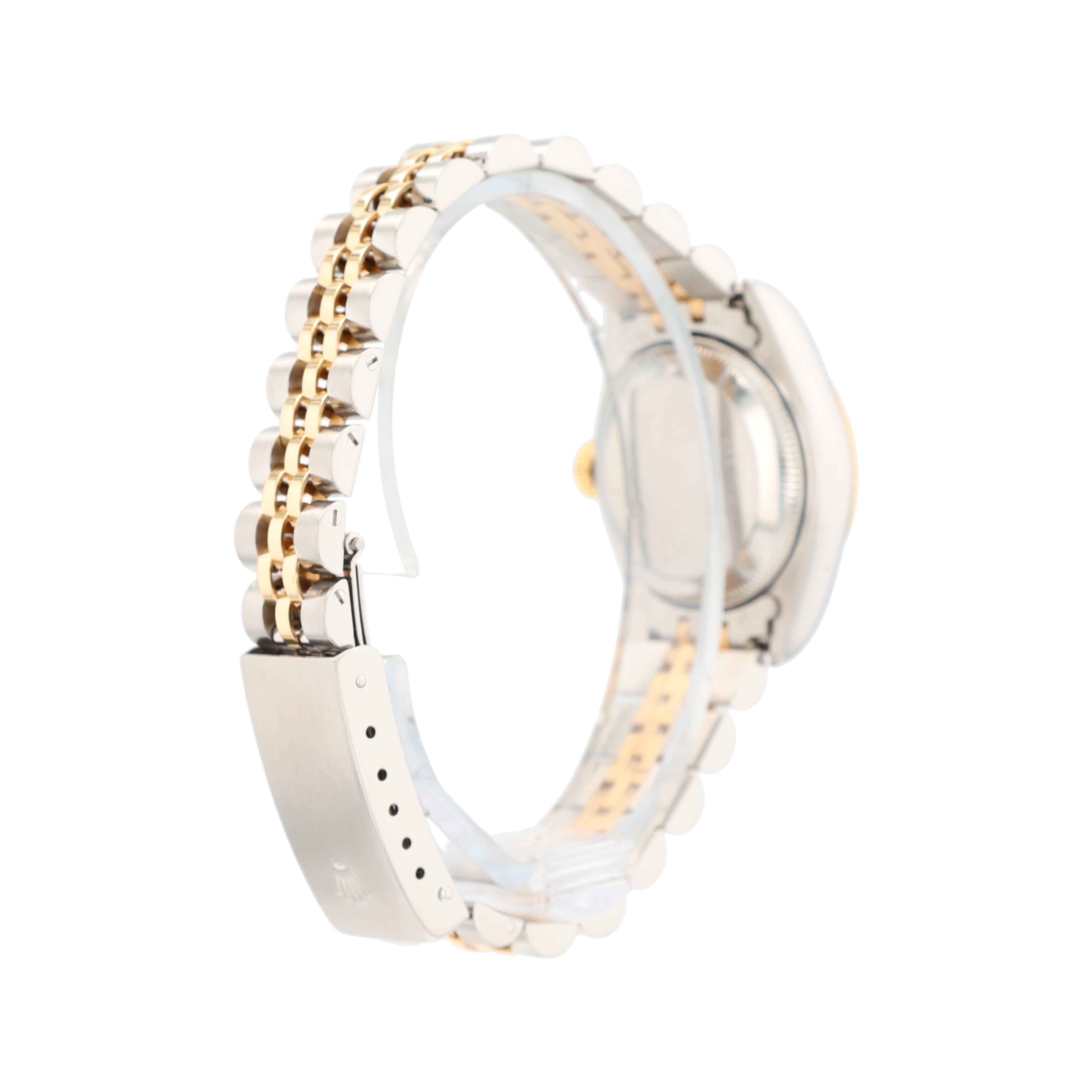 B&P Rolex Datejust 79173 26mm Champagne Index Dial Fluted Bezel Jubilee Band - Luxuriant Concierge