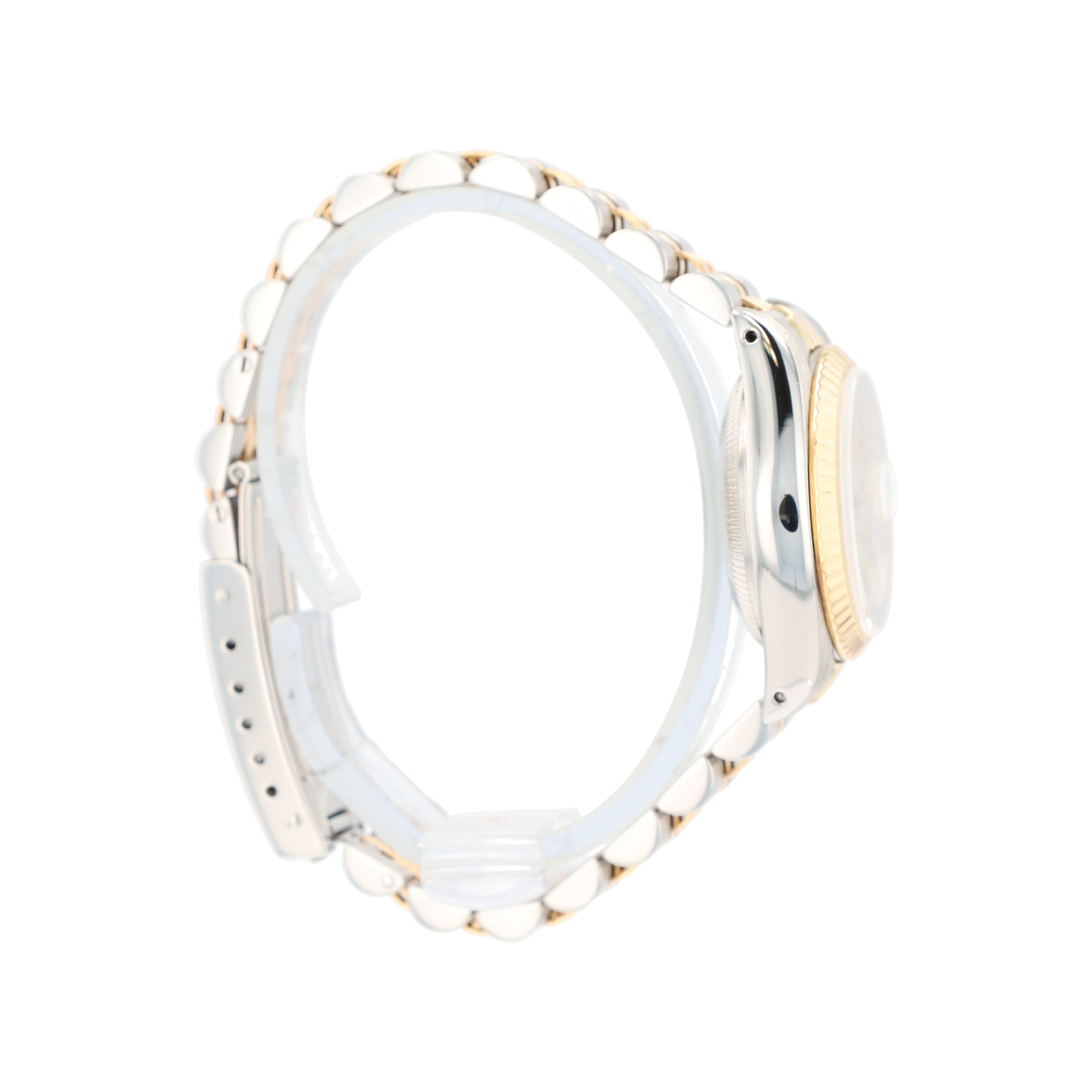 Rolex Datejust  69173 26mm Champagne Index Dial Fluted Bezel Jubilee Band - Luxuriant Concierge