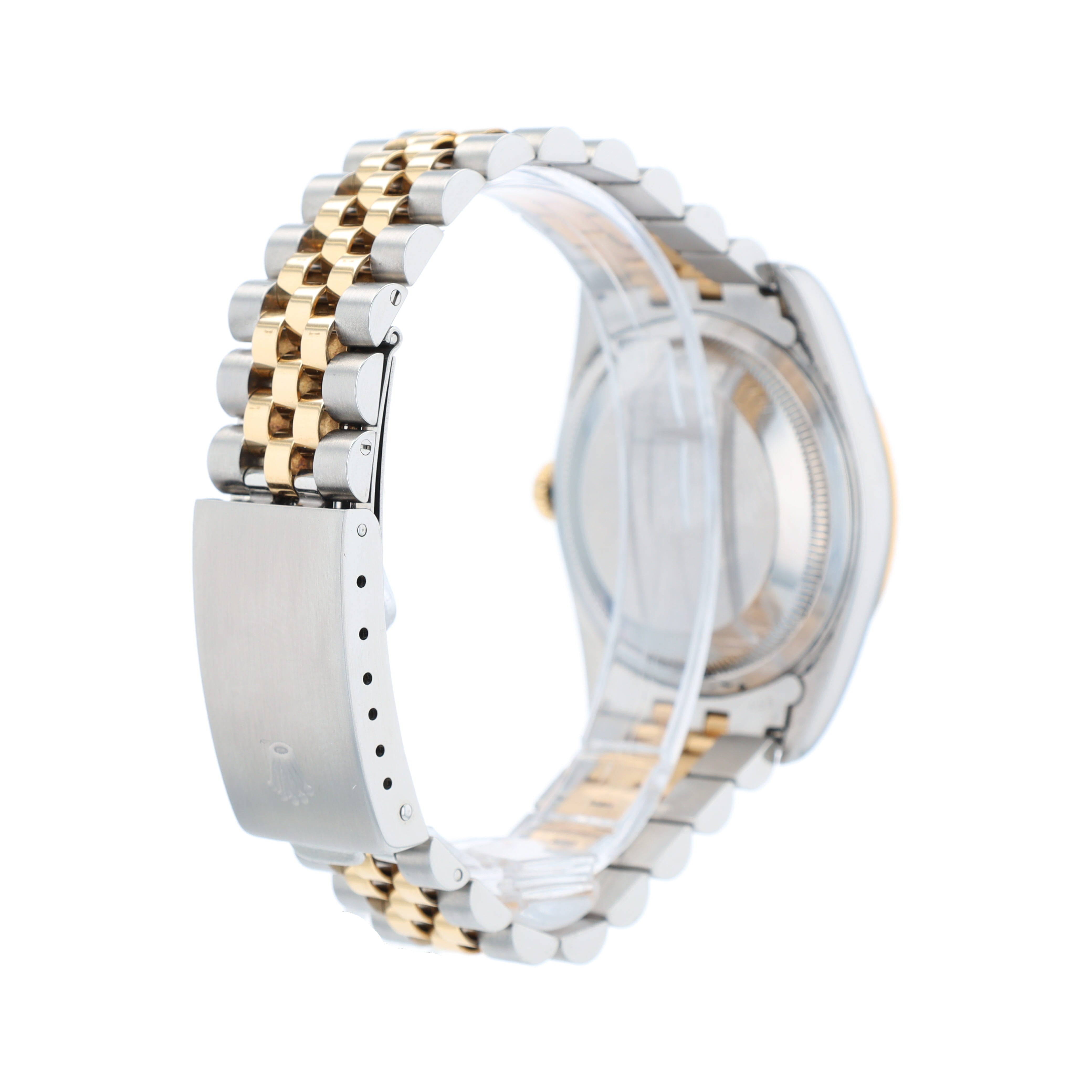 Rolex Datejust 16233 36mm White Roman Numeral Dial Fluted Bezel Jubilee Band