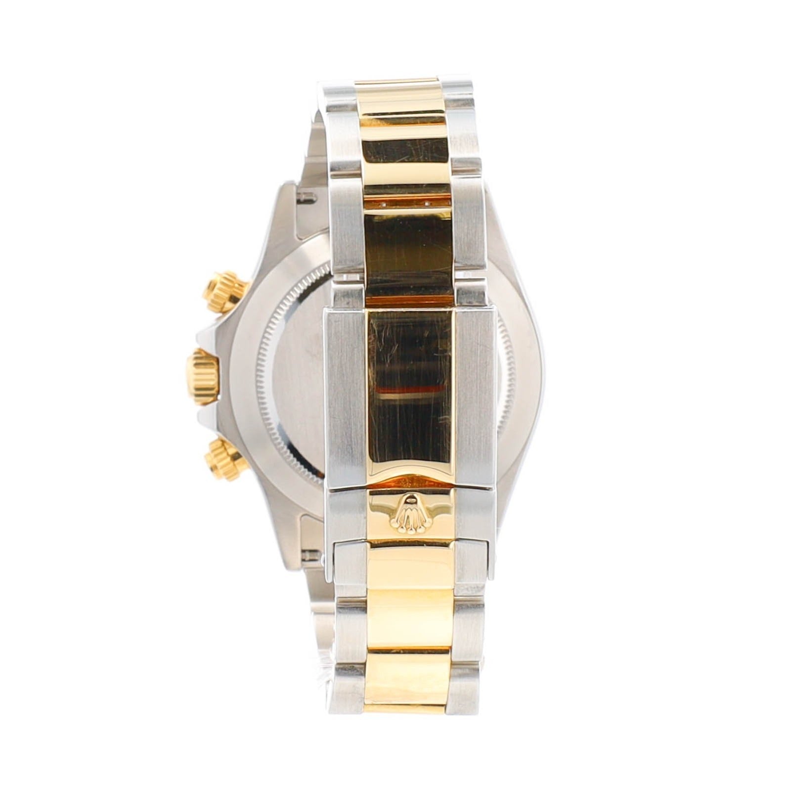 Rolex Daytona 116523 Two-Tone 18KY & Steel White Mother of Pearl Mens Watch 40mm - Luxuriant Concierge