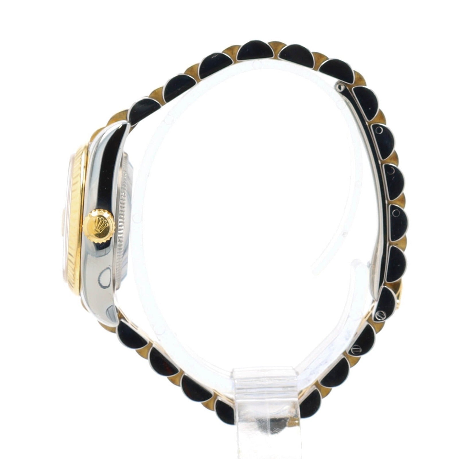 Rolex Ladies Datejust 179173 Two-Tone 18KY & Steel Champagne Index Jubilee Watch - Luxuriant Concierge