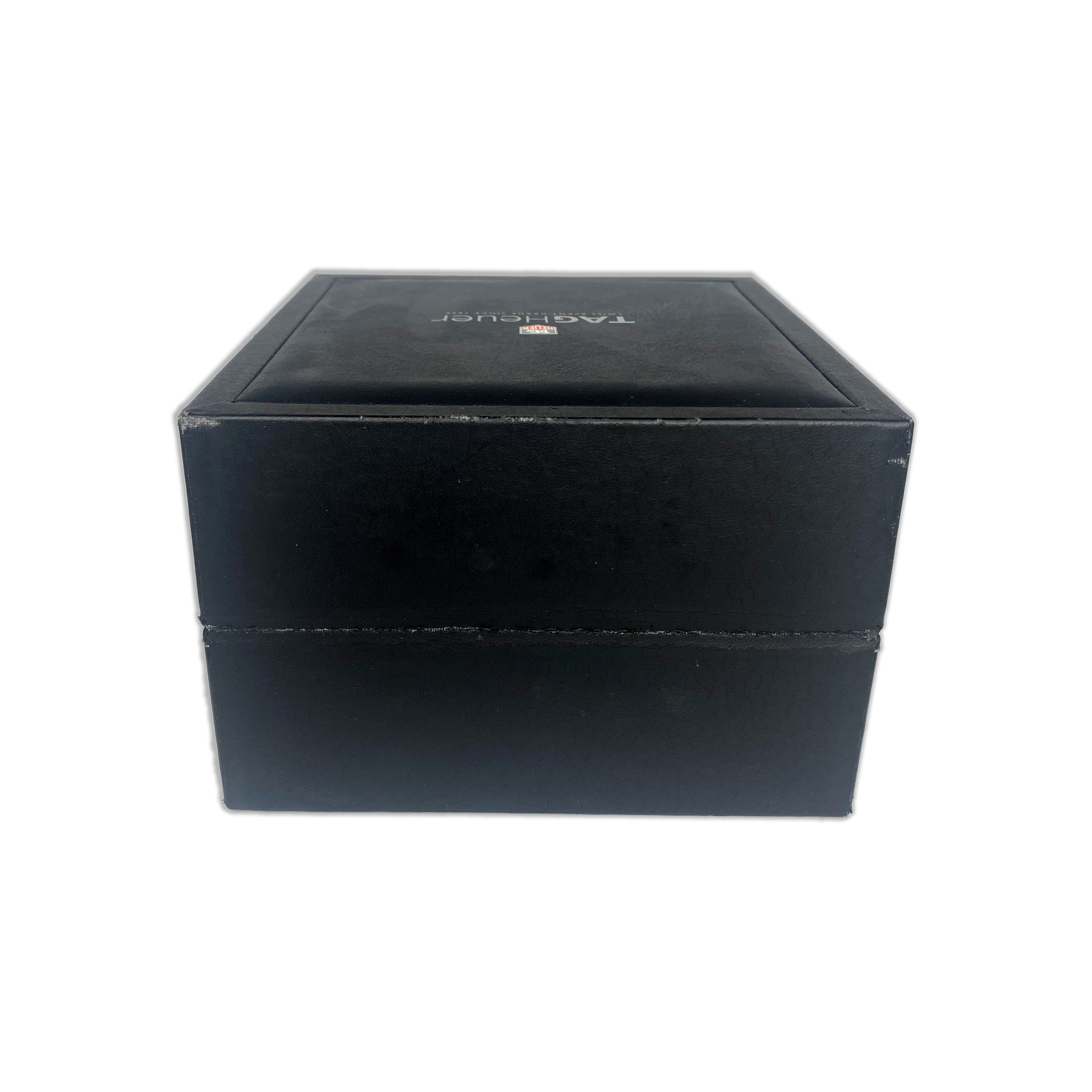 Original Tag Heuer Black Watch Box with Booklet and Booklet Wallet - luxuriantconcierge