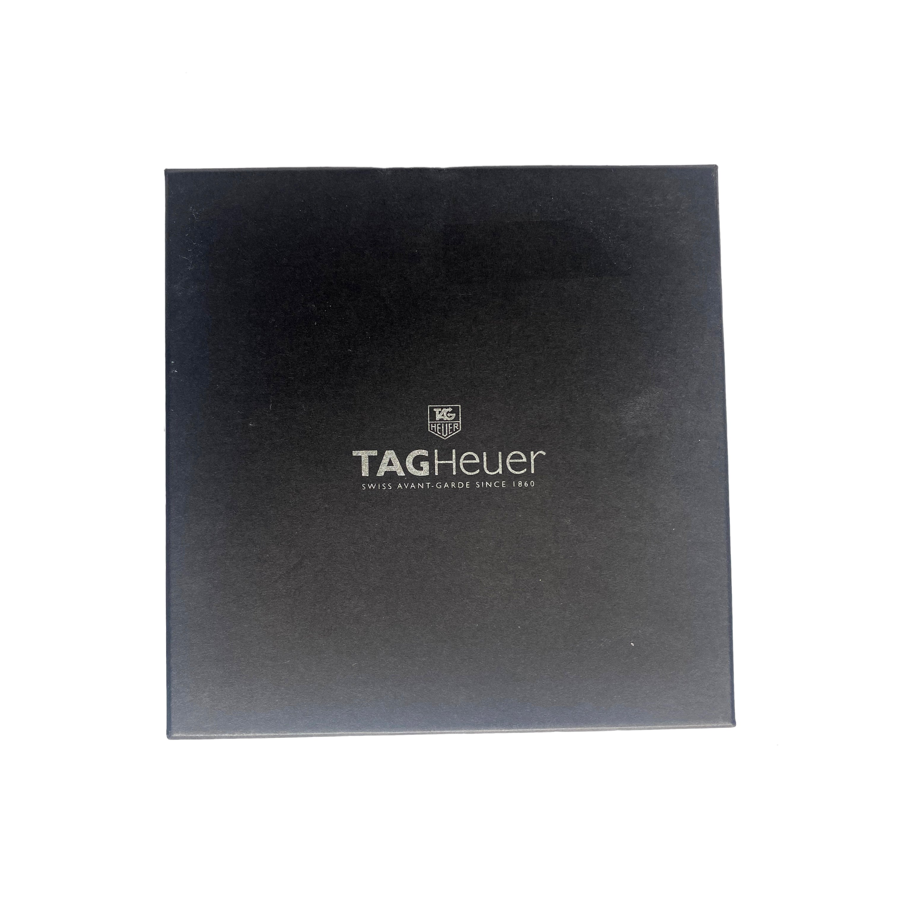 Original Tag Heuer Wood Watch Box w/ Booklets and booklet wallet - LIKE NEW - luxuriantconcierge