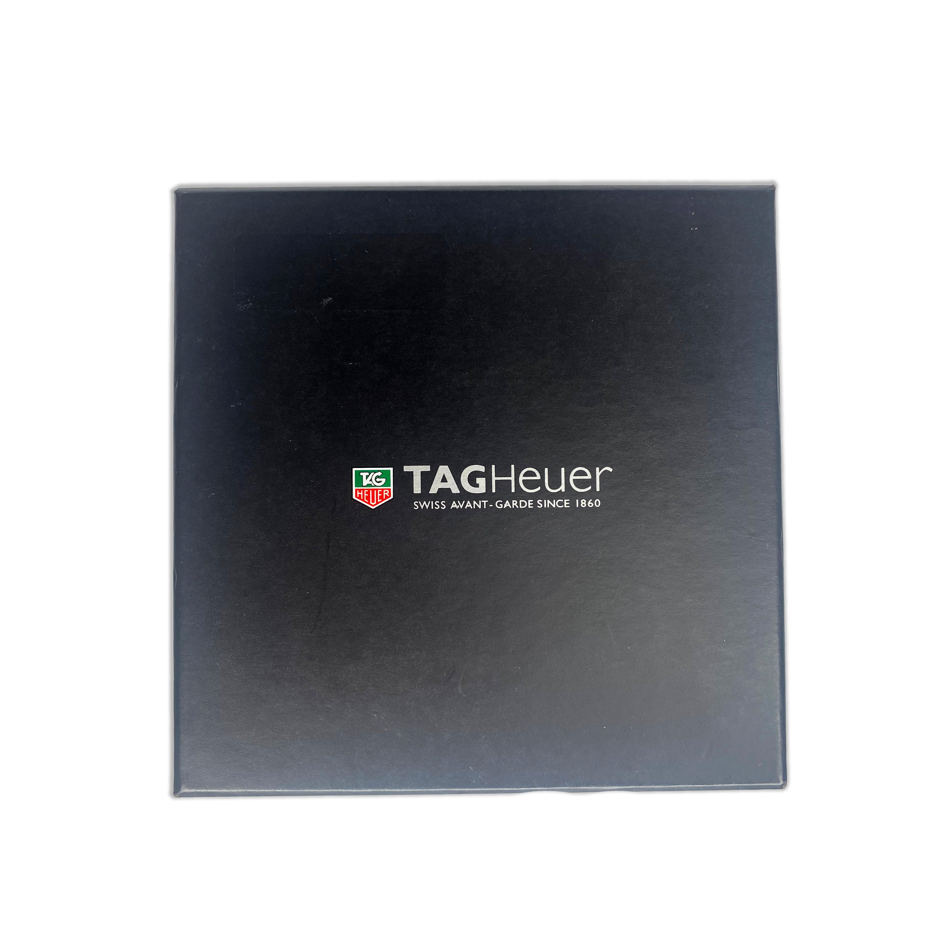 Tag Heuer Black Watch Box with watch pillow and watch booklet - luxuriantconcierge