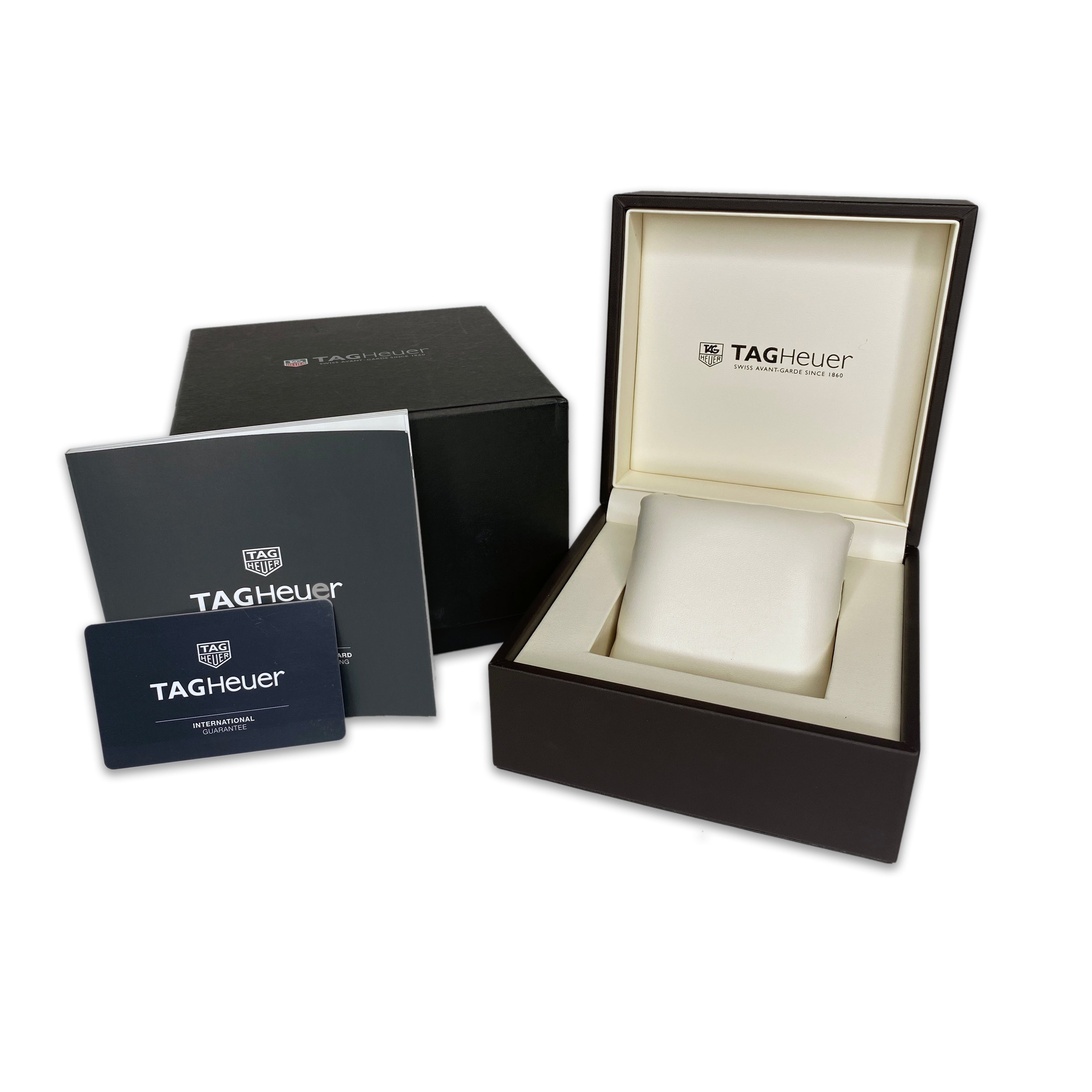 Original Tag Heuer Watch Box & Instruction Book - luxuriantconcierge