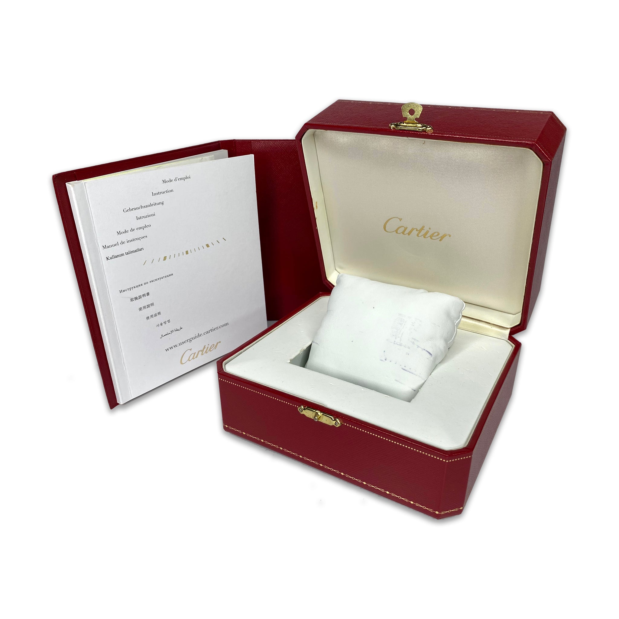 Original Cartier Watch Box with Booklet - Complete