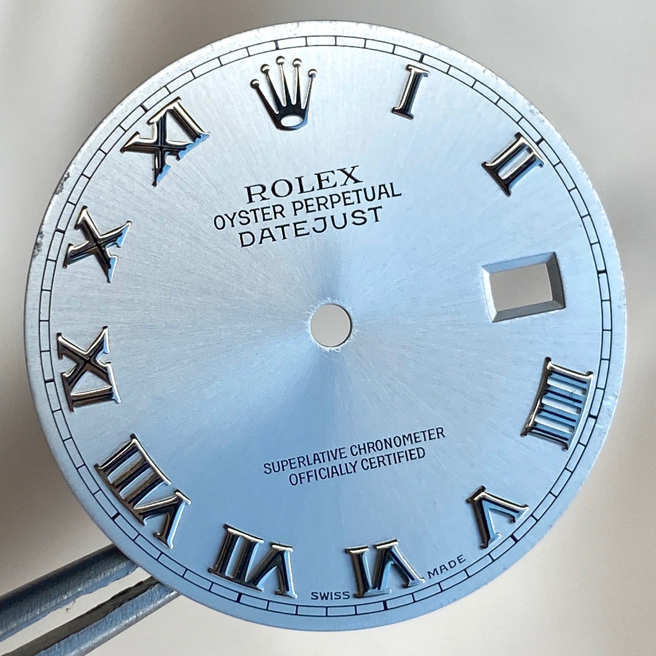 Rolex Datejust Silver Roman Numeral Dial - luxuriantconcierge