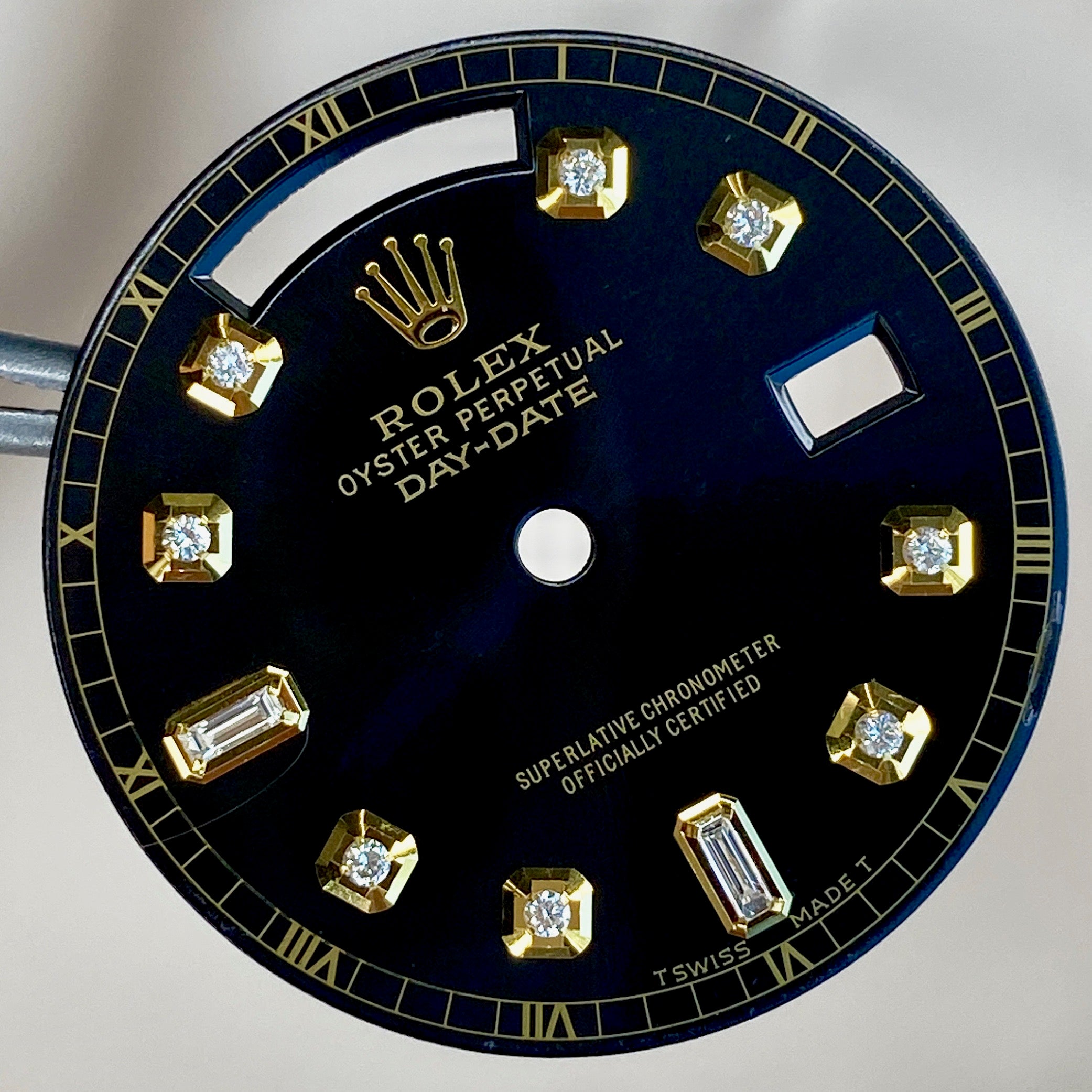Rolex Day-Date Black Diamond Dial - luxuriantconcierge
