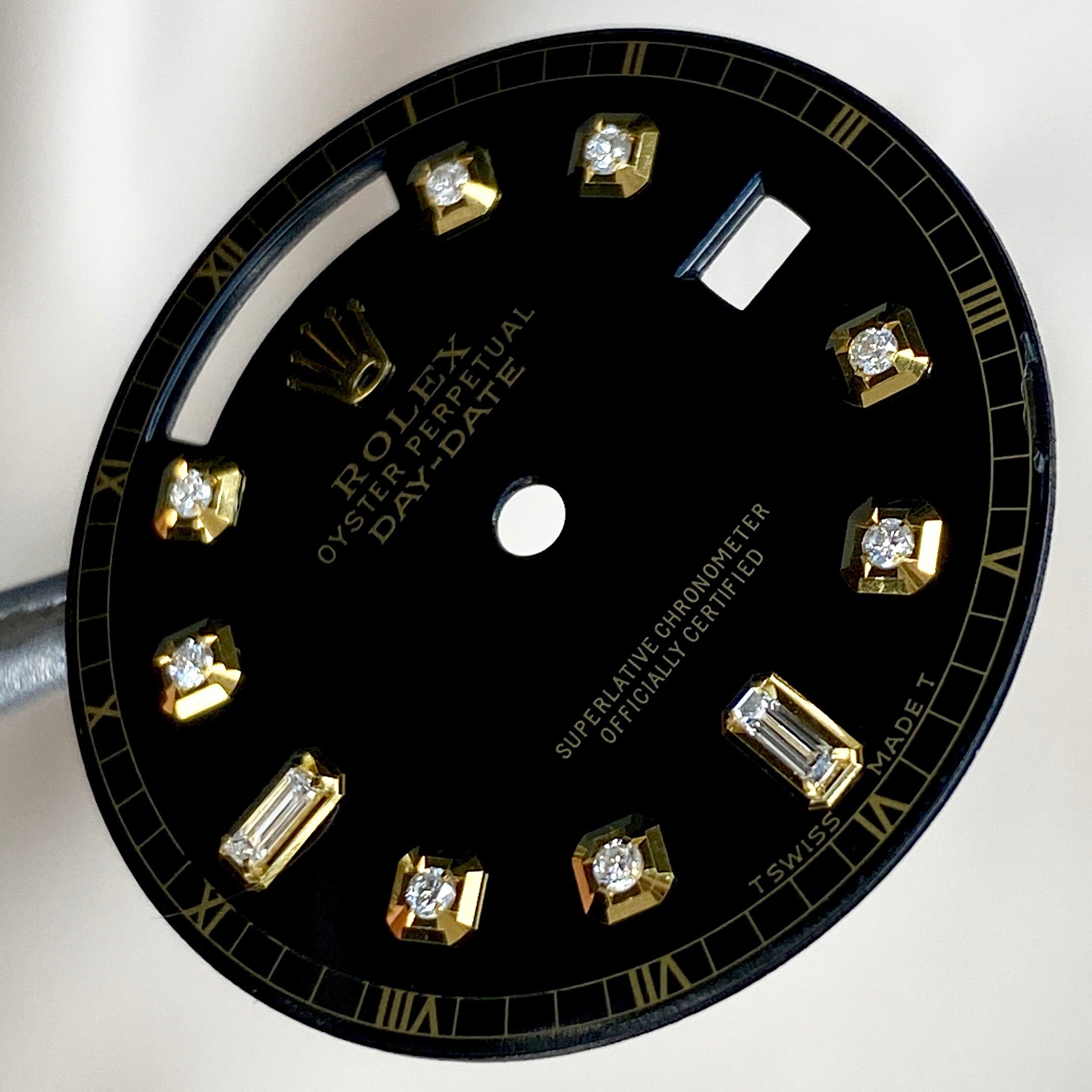 Rolex Day-Date Black Diamond Dial - luxuriantconcierge
