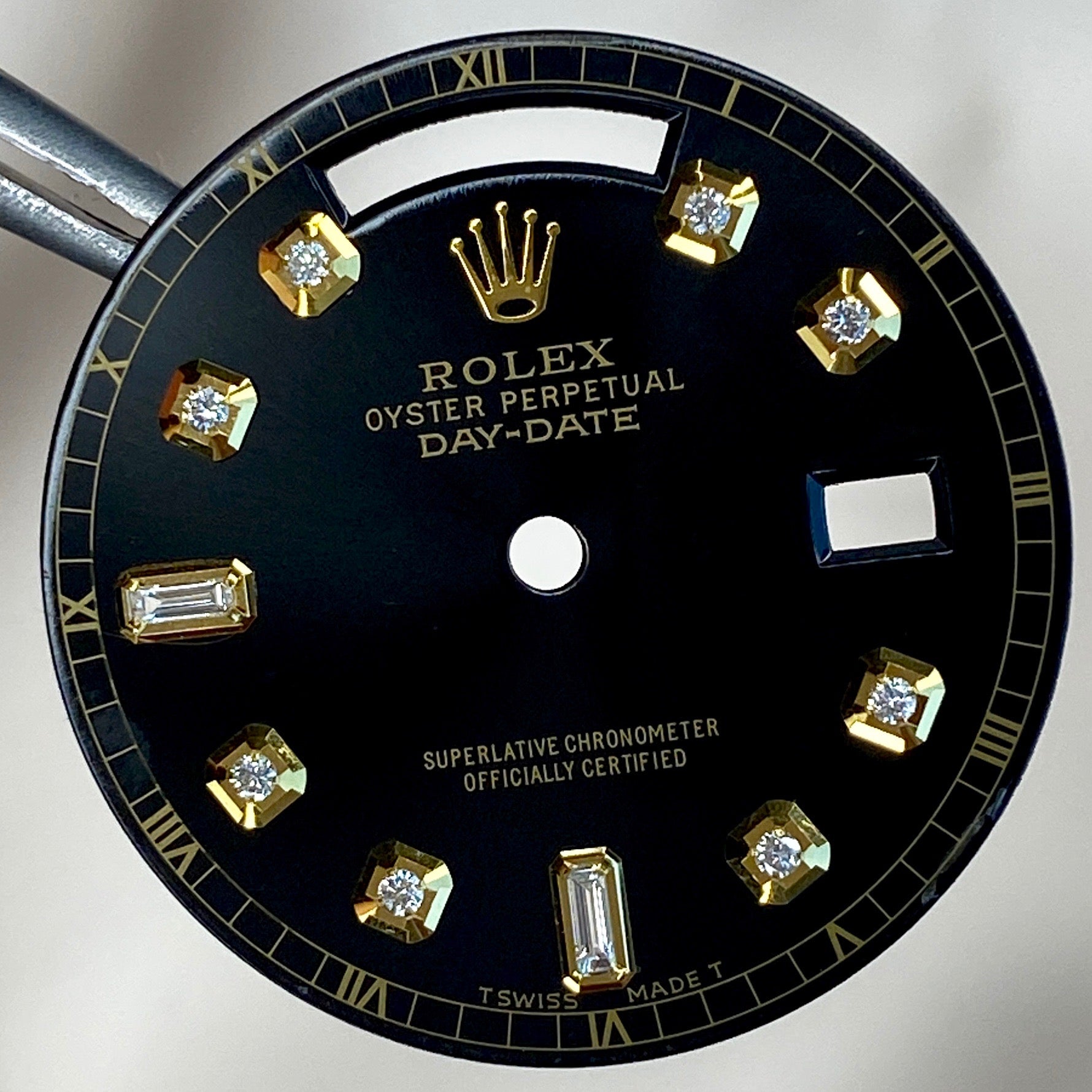 Rolex Day-Date Black Diamond Dial - luxuriantconcierge