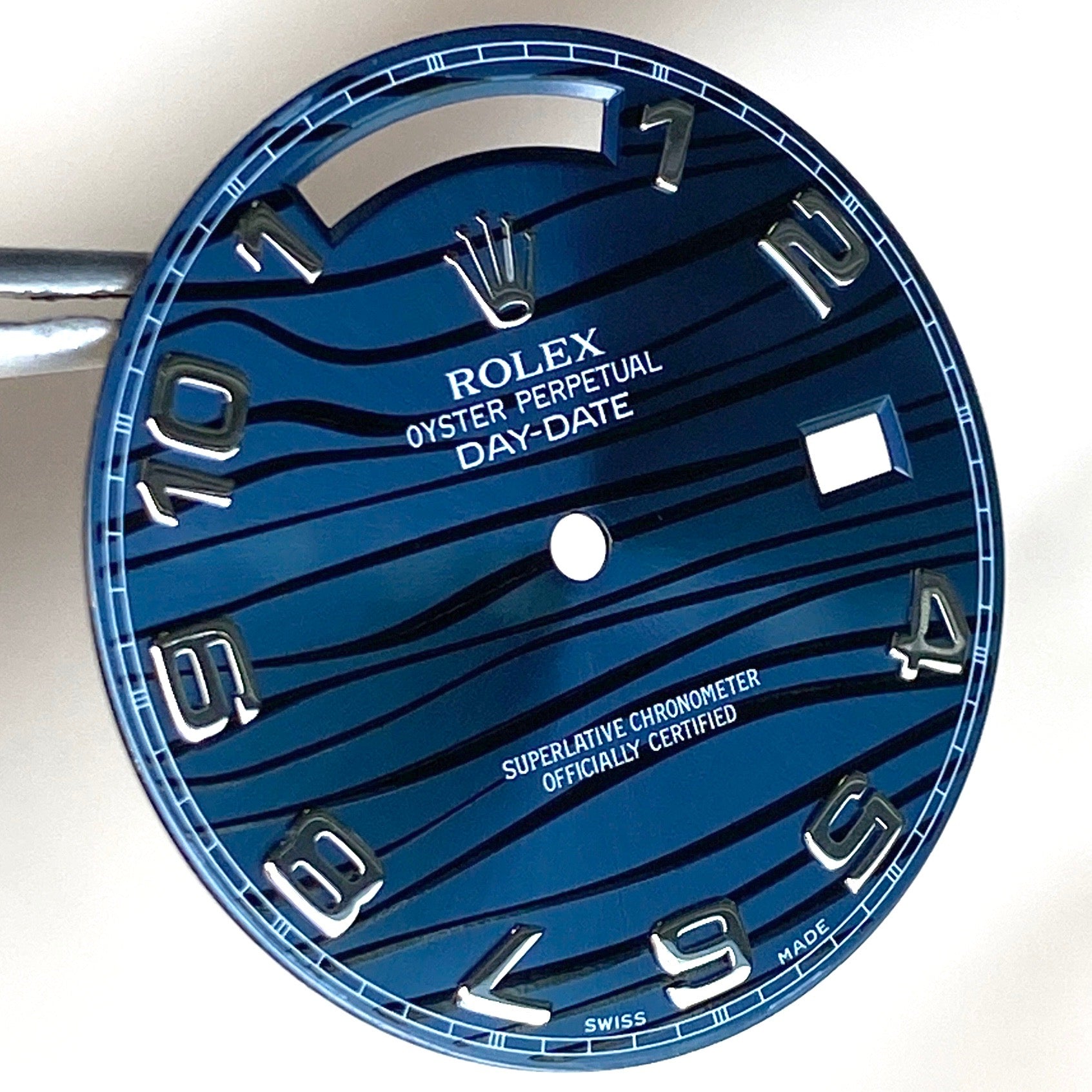 Rolex Day-Date Blue Wave Arabic Dial - luxuriantconcierge