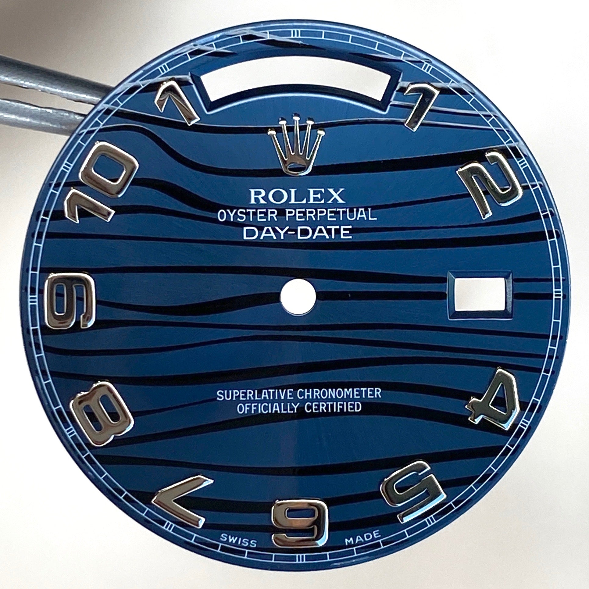 Rolex Day-Date Blue Wave Arabic Dial - luxuriantconcierge