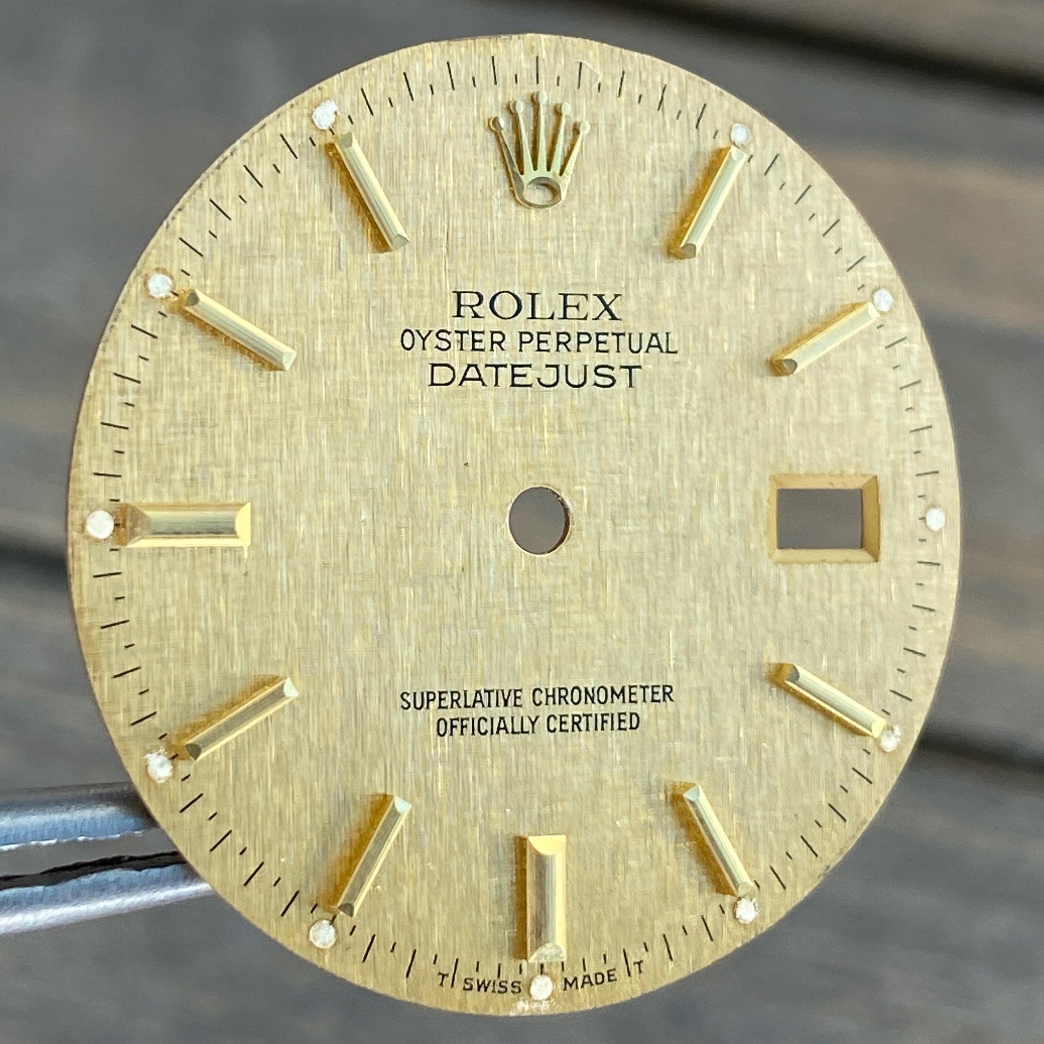 Rolex Datejust Champagne Linen Index Dial - luxuriantconcierge