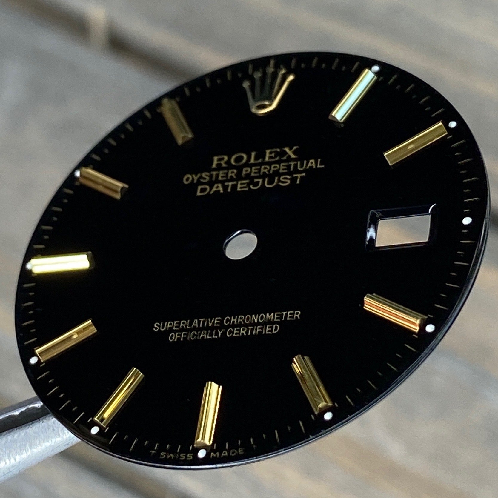Rolex Datejust Black Index Dial - luxuriantconcierge