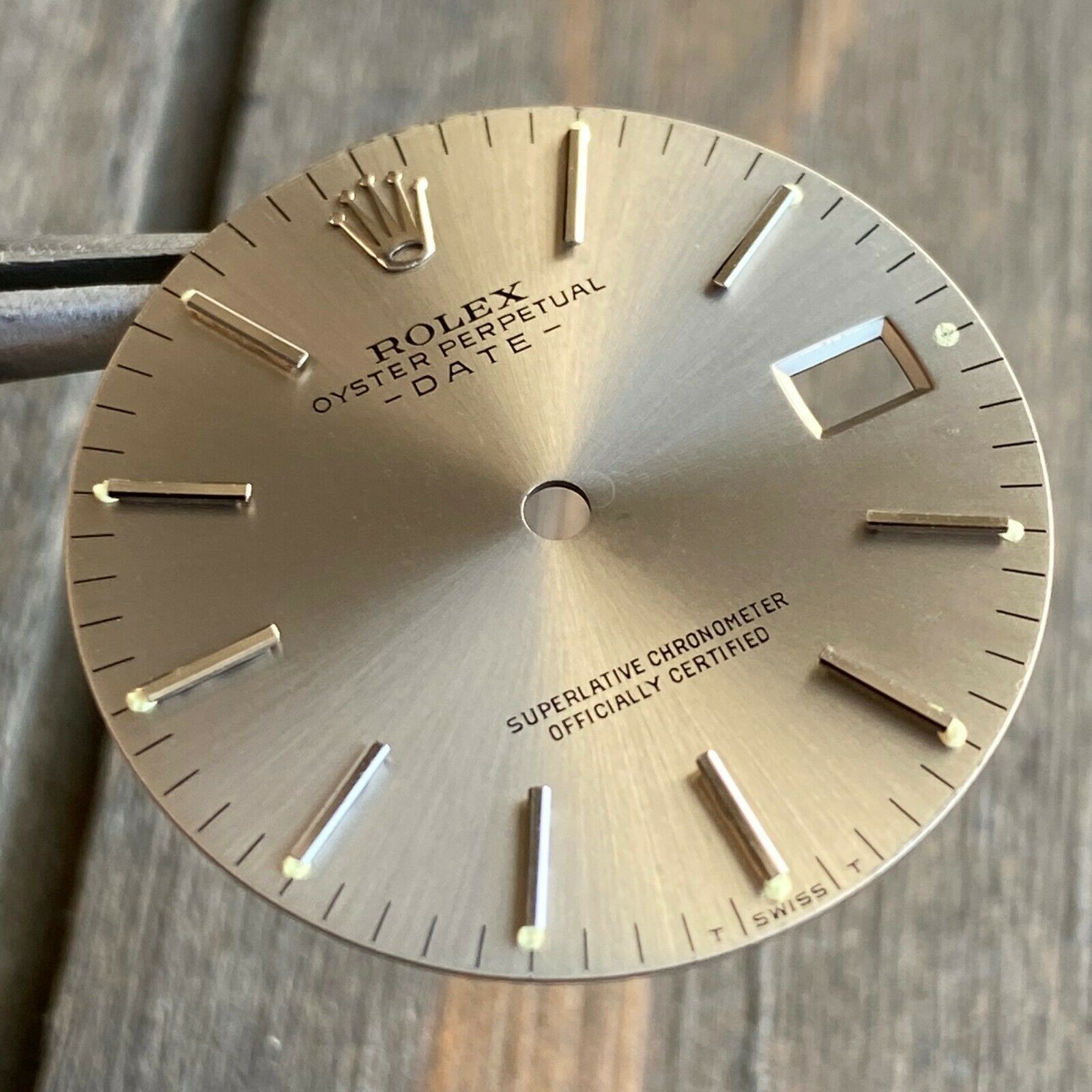 Original Rolex Mens Date Size 34mm Silver Index Dial 34mm 15000 - luxuriantconcierge