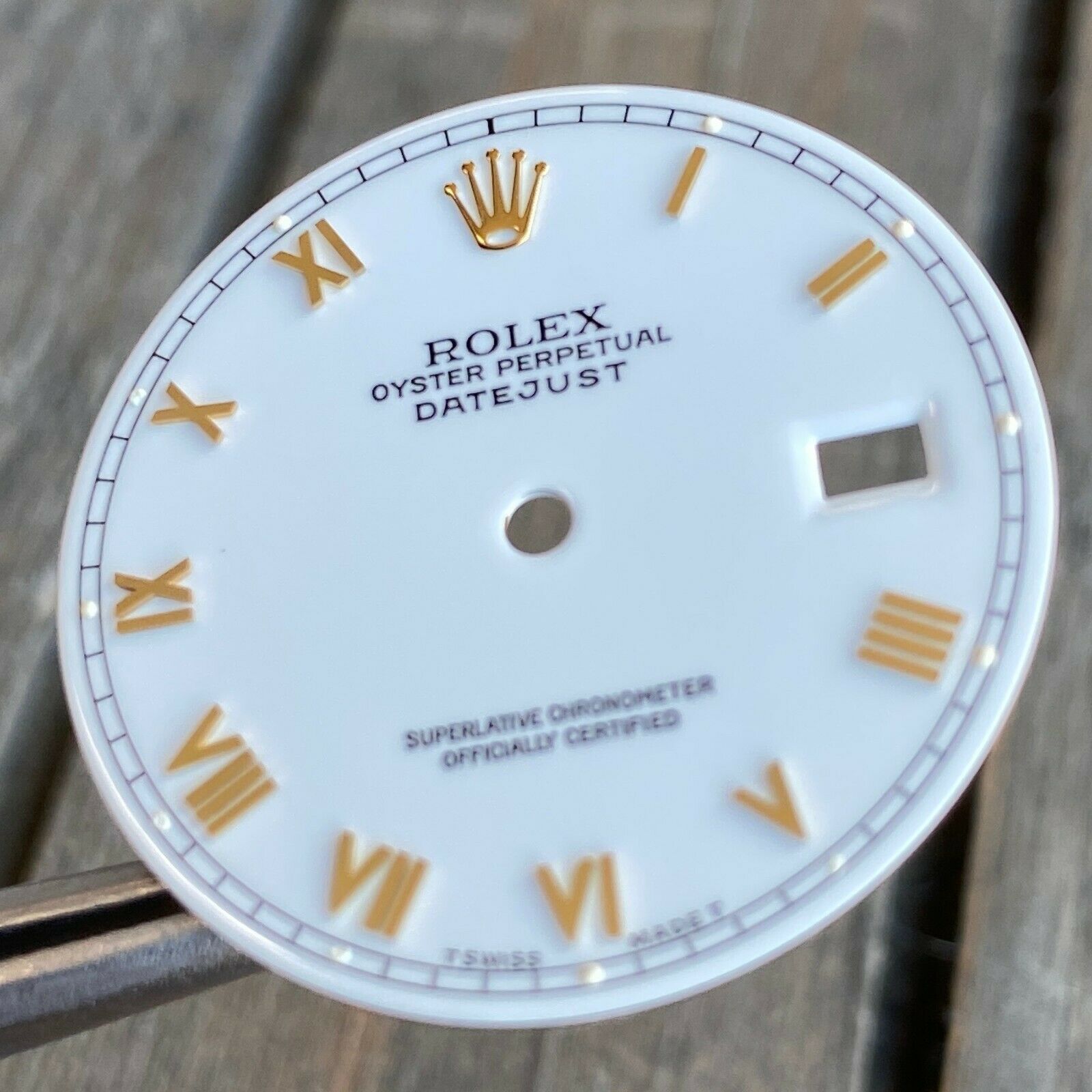 Original Rolex White Dial Roman Numeral Marker 36mm 16013 16233 16203 - luxuriantconcierge
