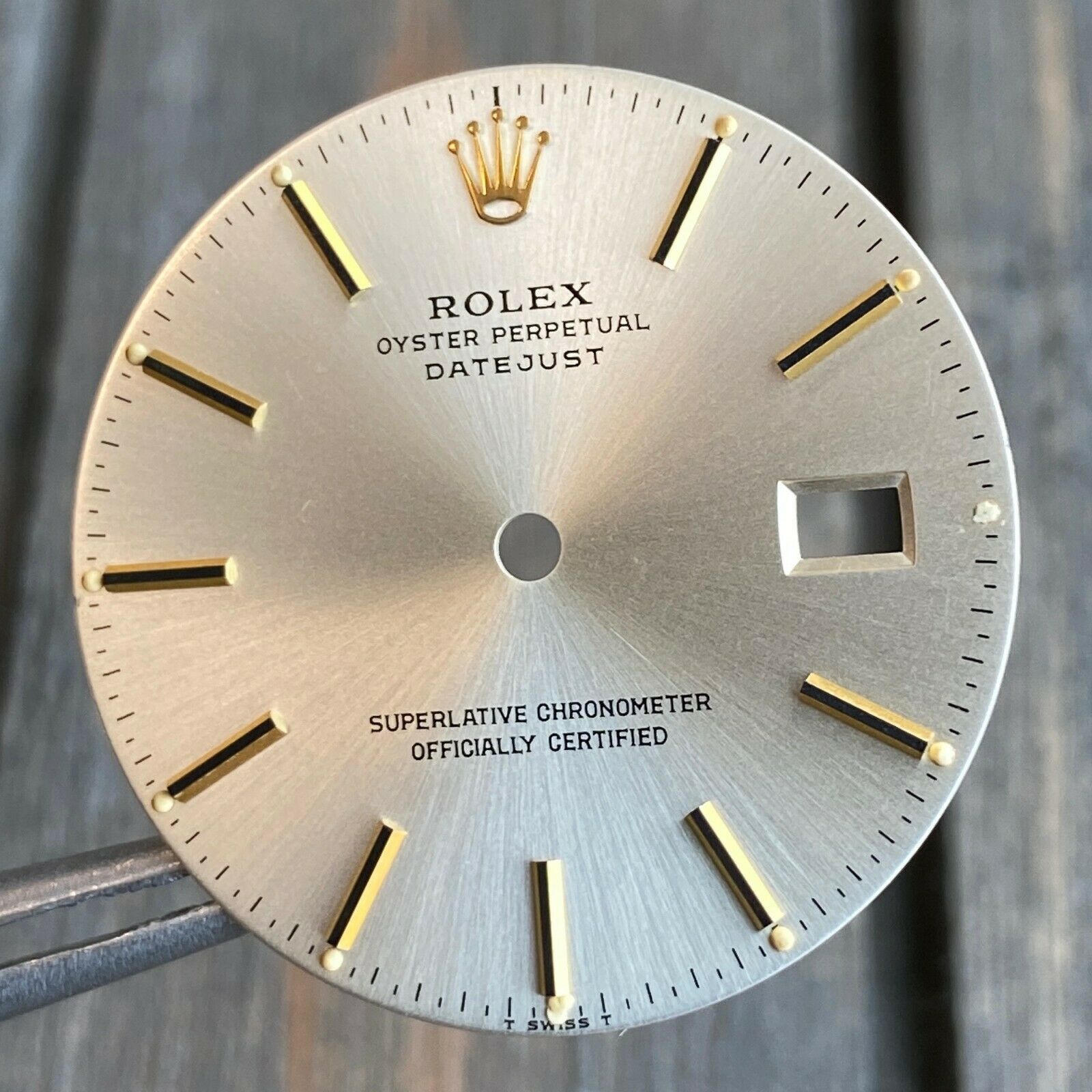 Original Rolex Datejust Two-Tone Silver Index Dial 36mm 16013 16233 16203 - luxuriantconcierge