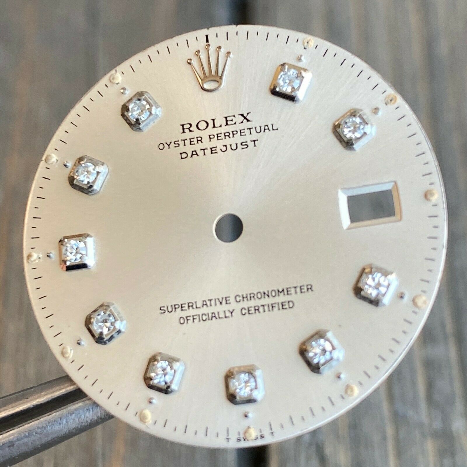 Rolex Datejust Steel Silver Diamond Dial 36mm - 100% Original - luxuriantconcierge