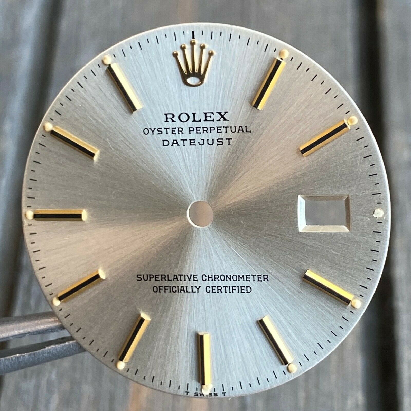 Original Rolex Datejust Two-Tone Silver Index Dial 36mm 16013 16233 16203 - luxuriantconcierge
