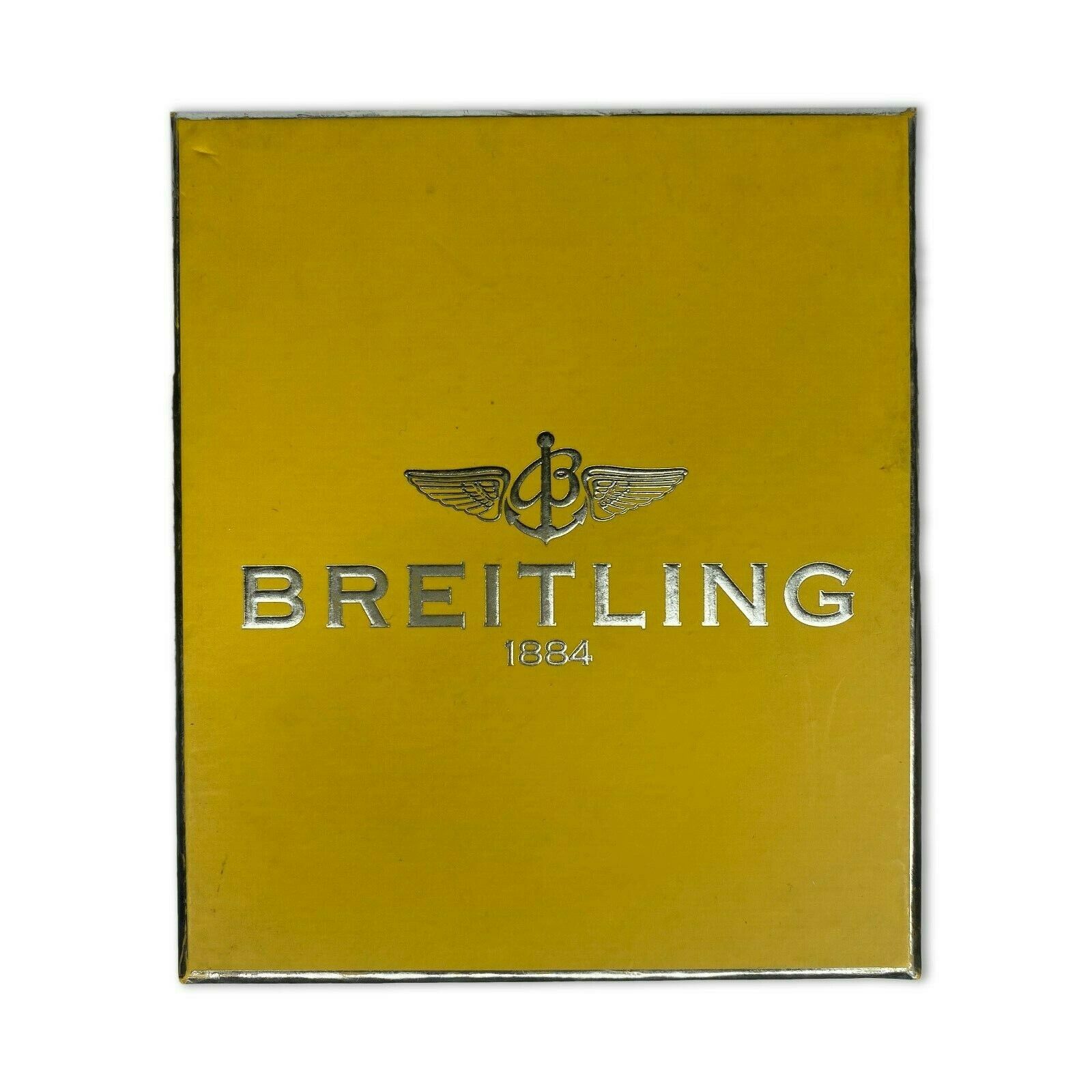 Breitling Chronomat Evolution black watch box with pillow and outer box - luxuriantconcierge