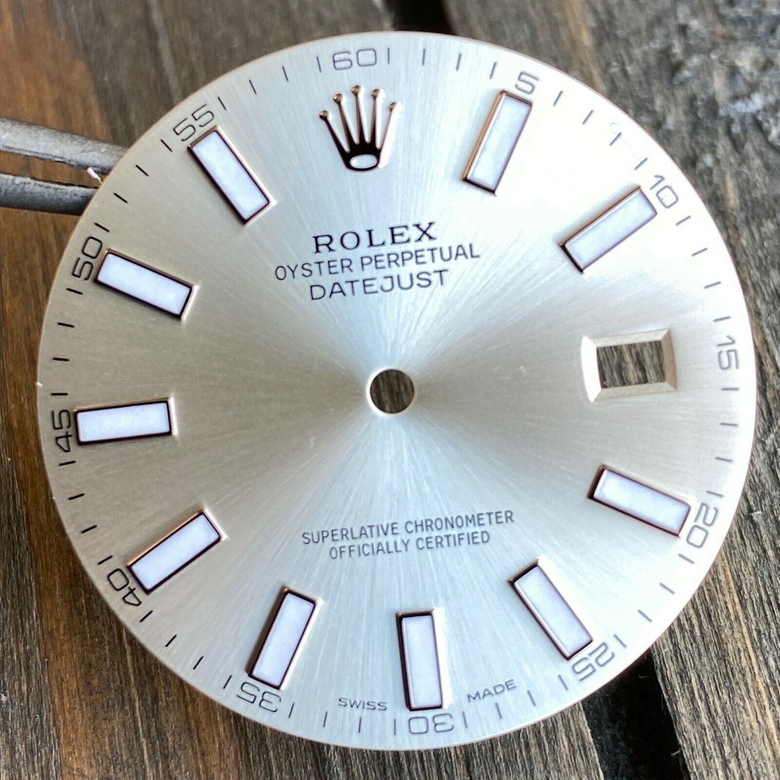 Rolex Datejust II Steel Silver Index Luminous Dial 41mm 116300 116334 - luxuriantconcierge