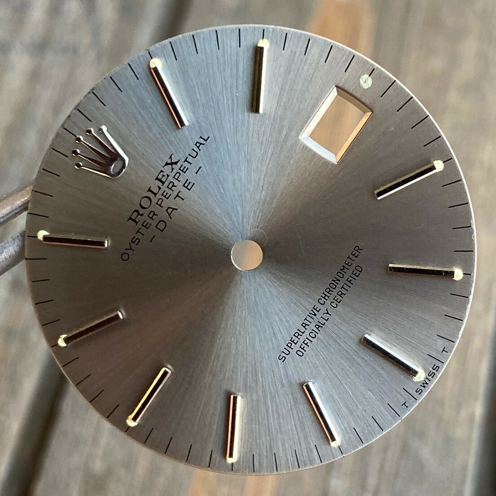 Original Rolex Mens Date Size 34mm Silver Index Dial 34mm 15000 - luxuriantconcierge
