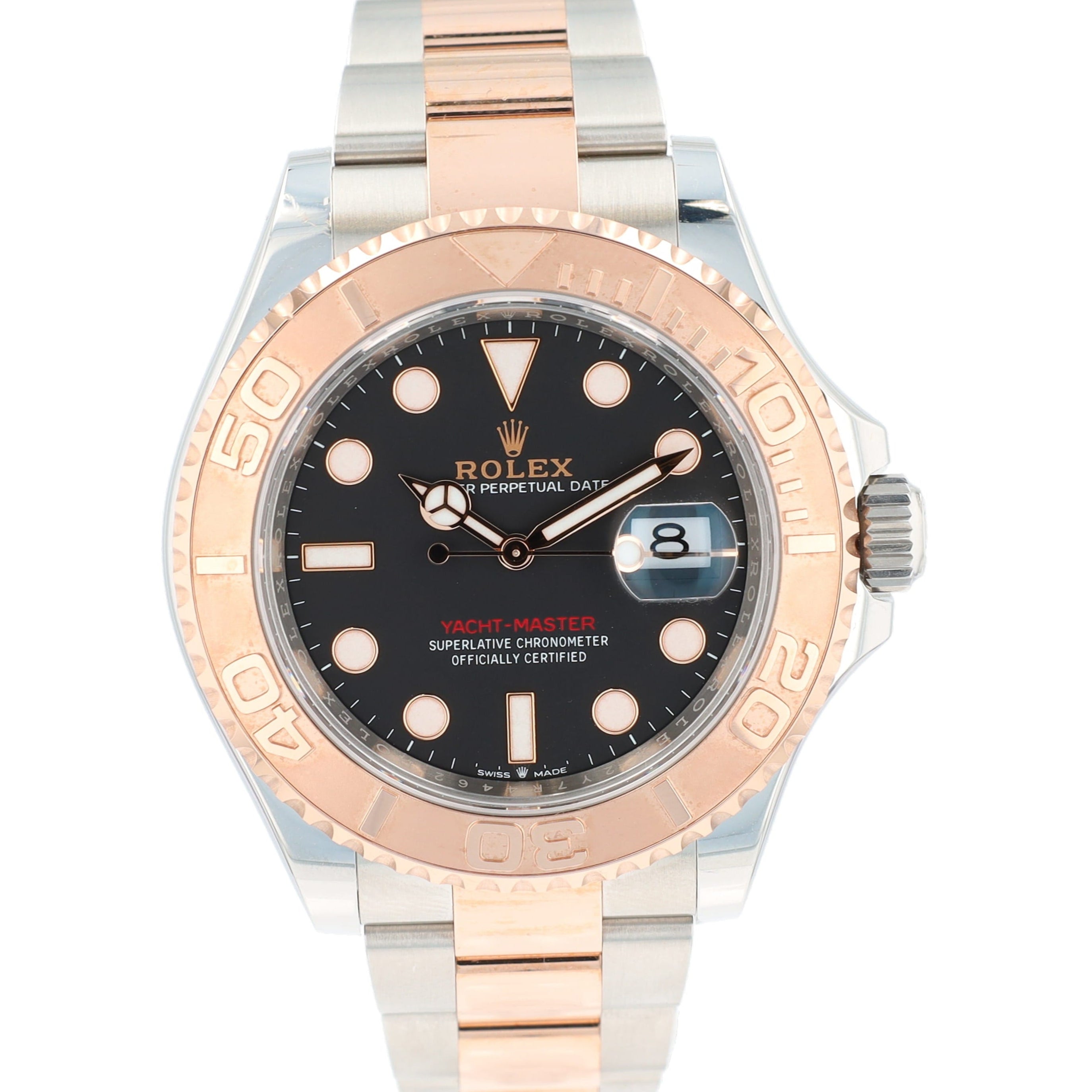 B&P Rolex Yacht-Master 126621 40mm Black Luminous Dial Rotatable Bezel Bezel Oyster Band - Luxuriant Concierge