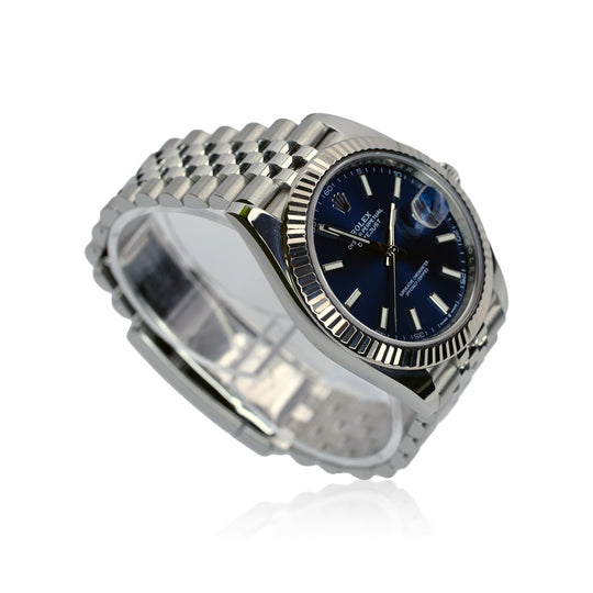 Rolex Datejust II Blue Index Dial Steel Jubilee Watch YR-2024 126334 Box&Cert - Luxuriant Concierge