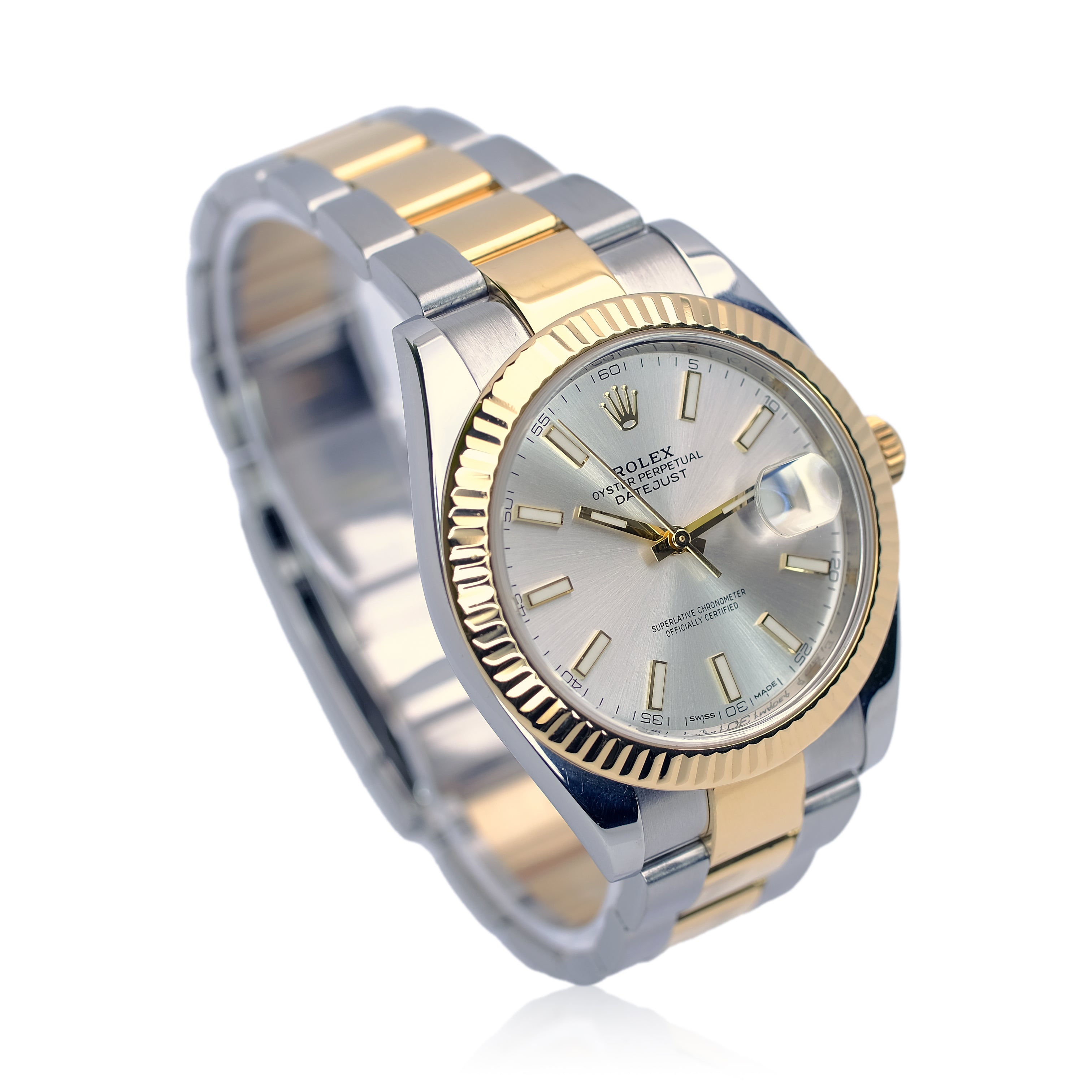 Rolex Datejust II Silver Index Dial Oyster 126333 W/ Cert - Luxuriant Concierge